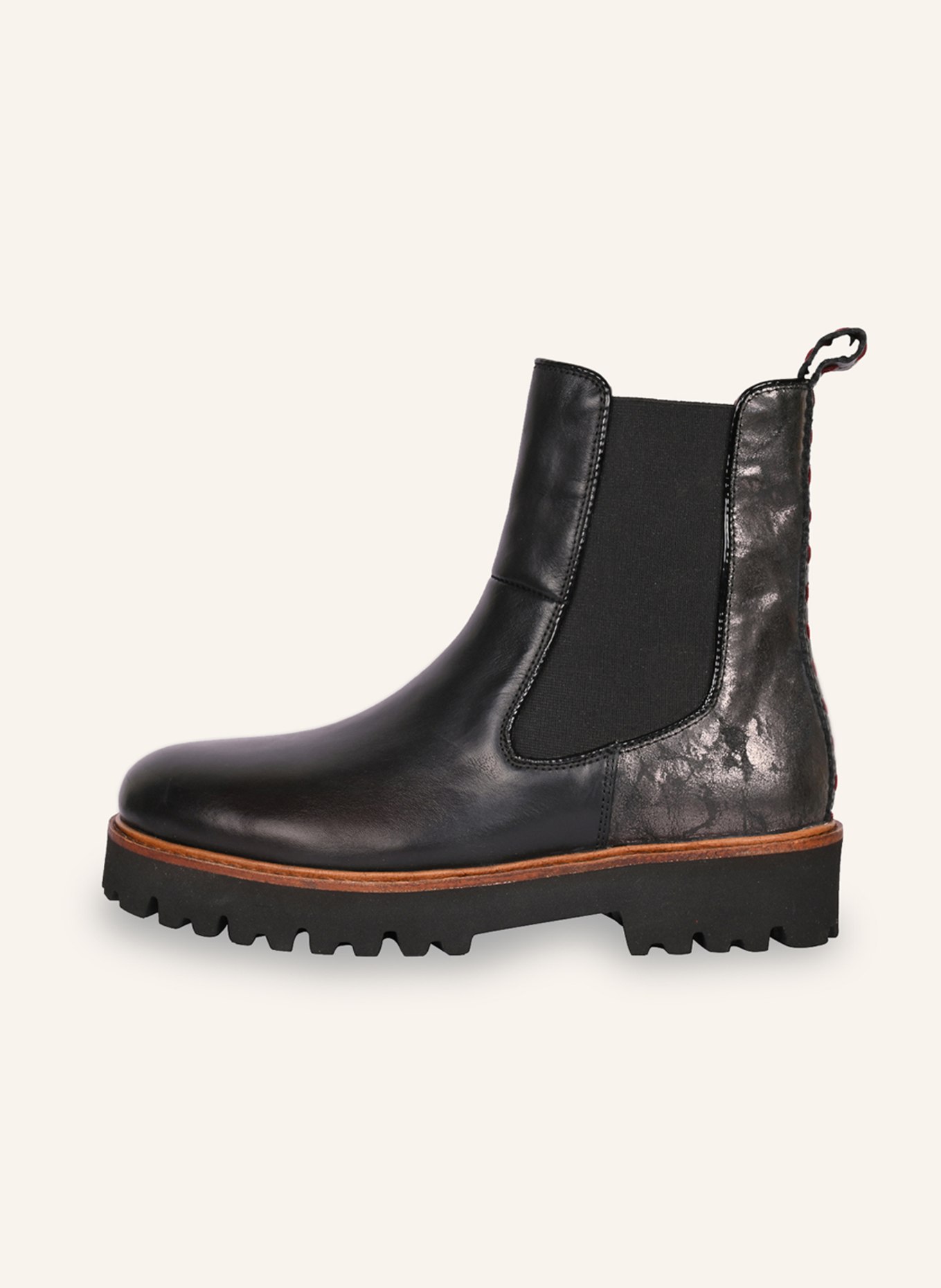 CRICKIT  Boot NOLA, Farbe: SCHWARZ/ COGNAC (Bild 3)