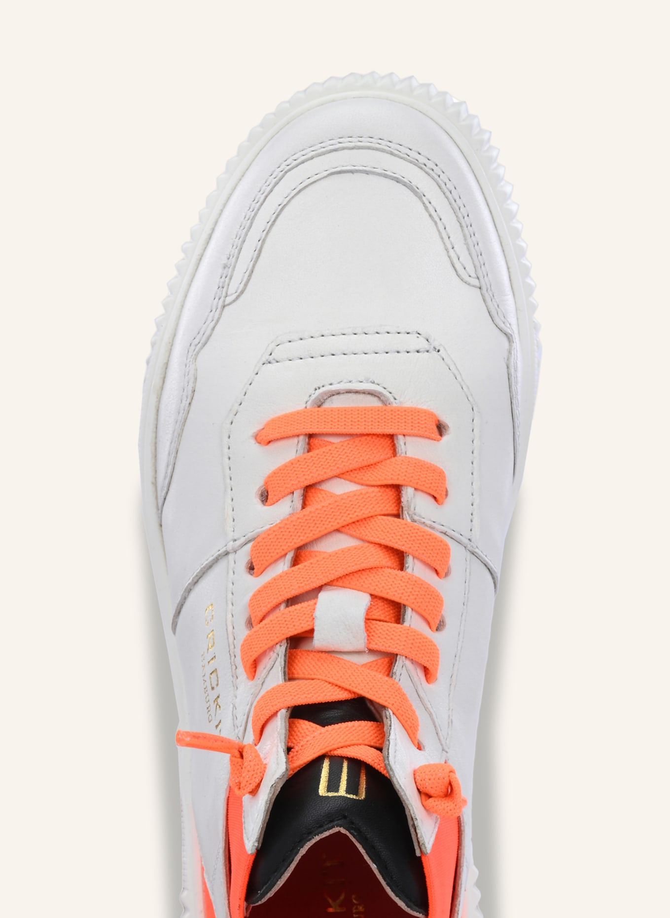 CRICKIT Sneaker OLISA, Farbe: WEISS/ ORANGE (Bild 6)