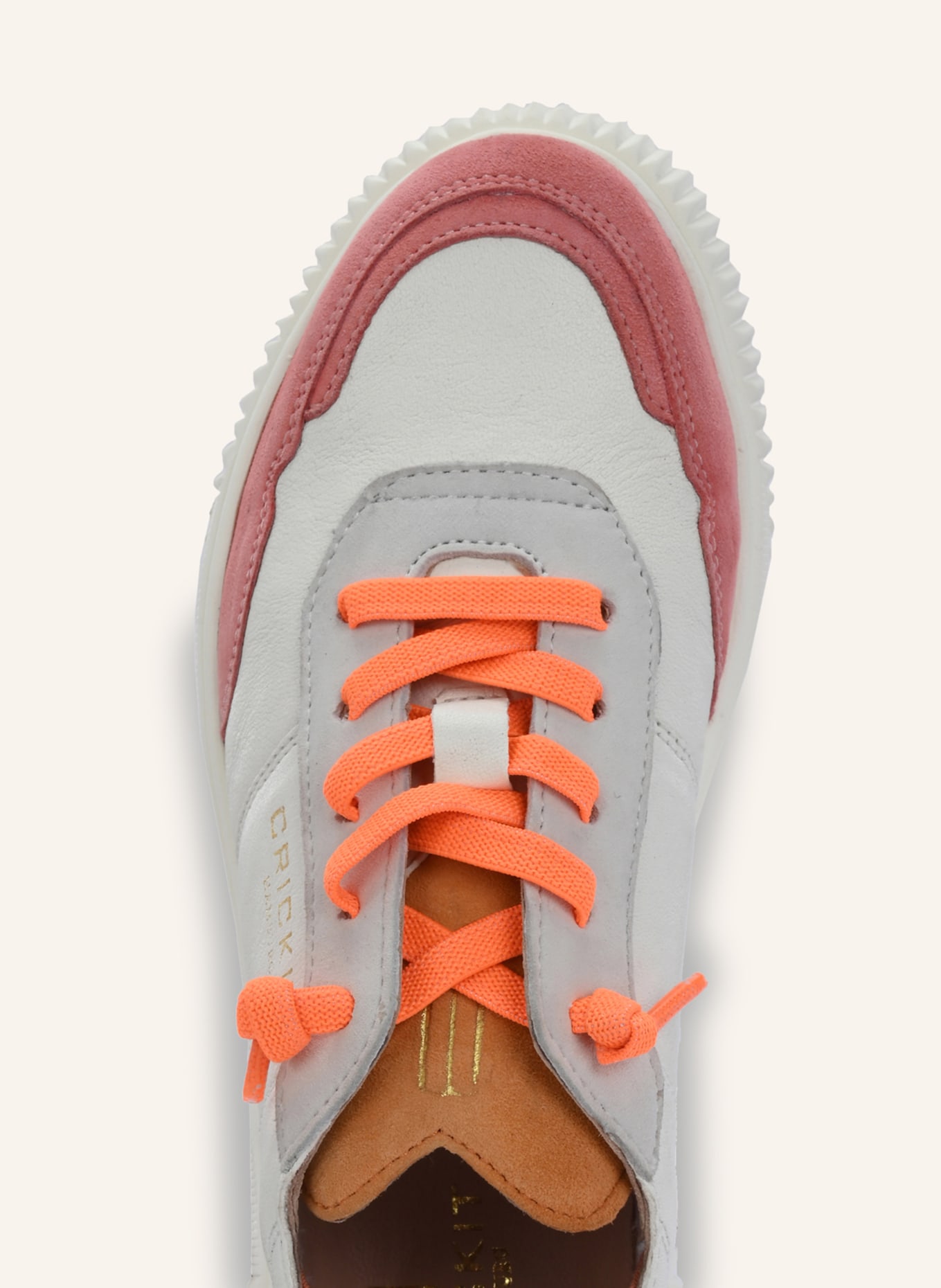 CRICKIT Sneaker OAKLI, Farbe: WEISS/ ORANGE (Bild 8)
