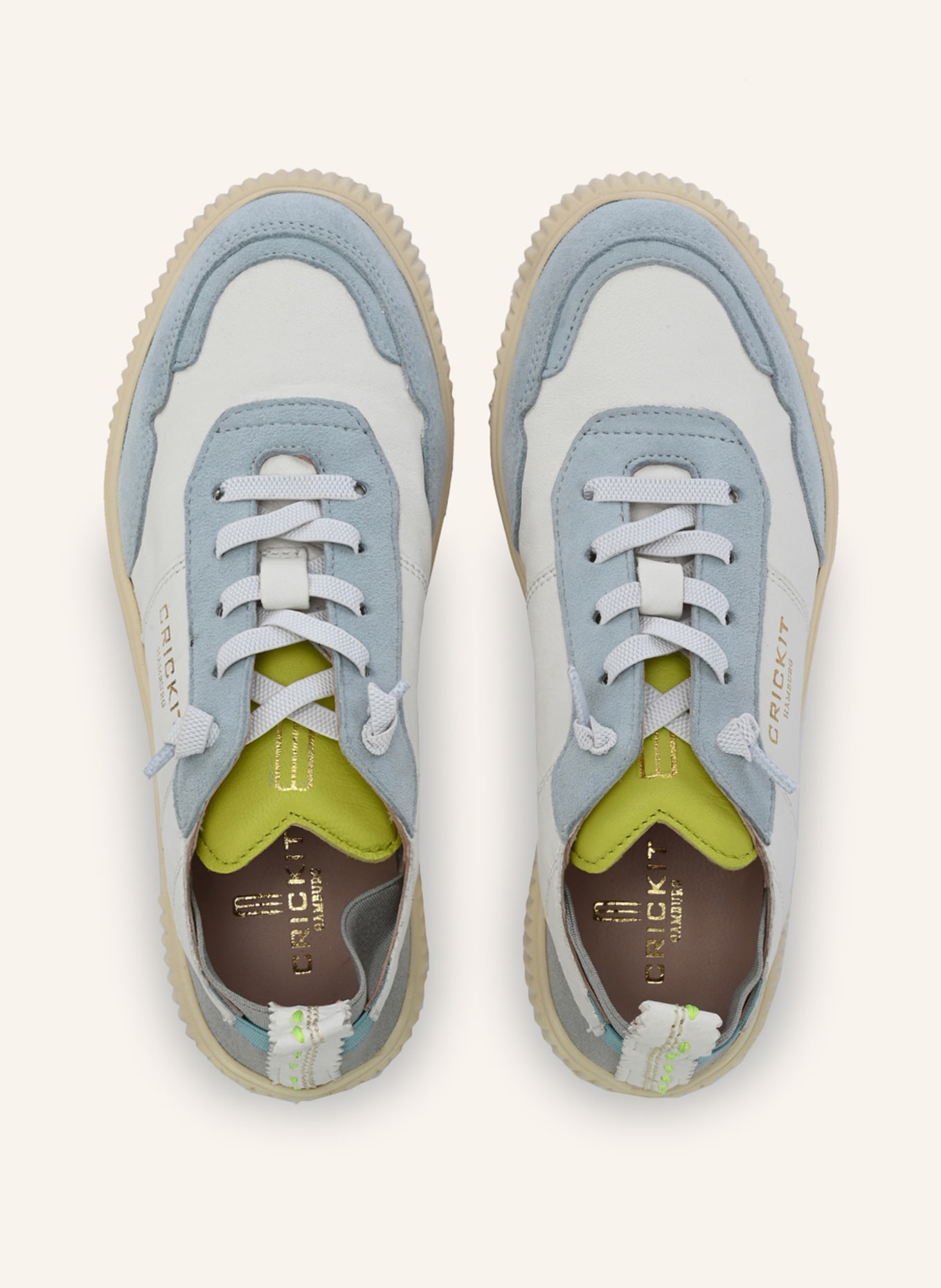 CRICKIT Sneaker OAKLI, Farbe: WEISS/ HELLBLAU (Bild 5)