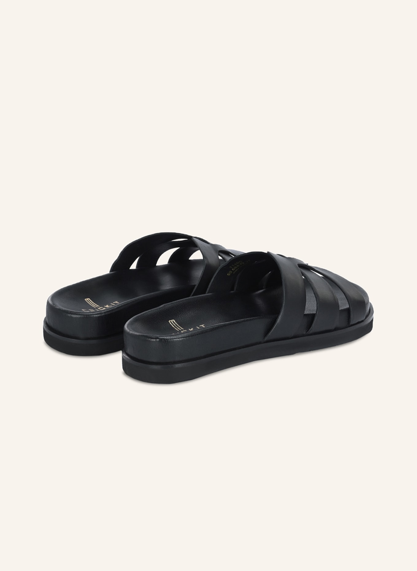 CRICKIT Sandale OSTUNI: SCHWARZ