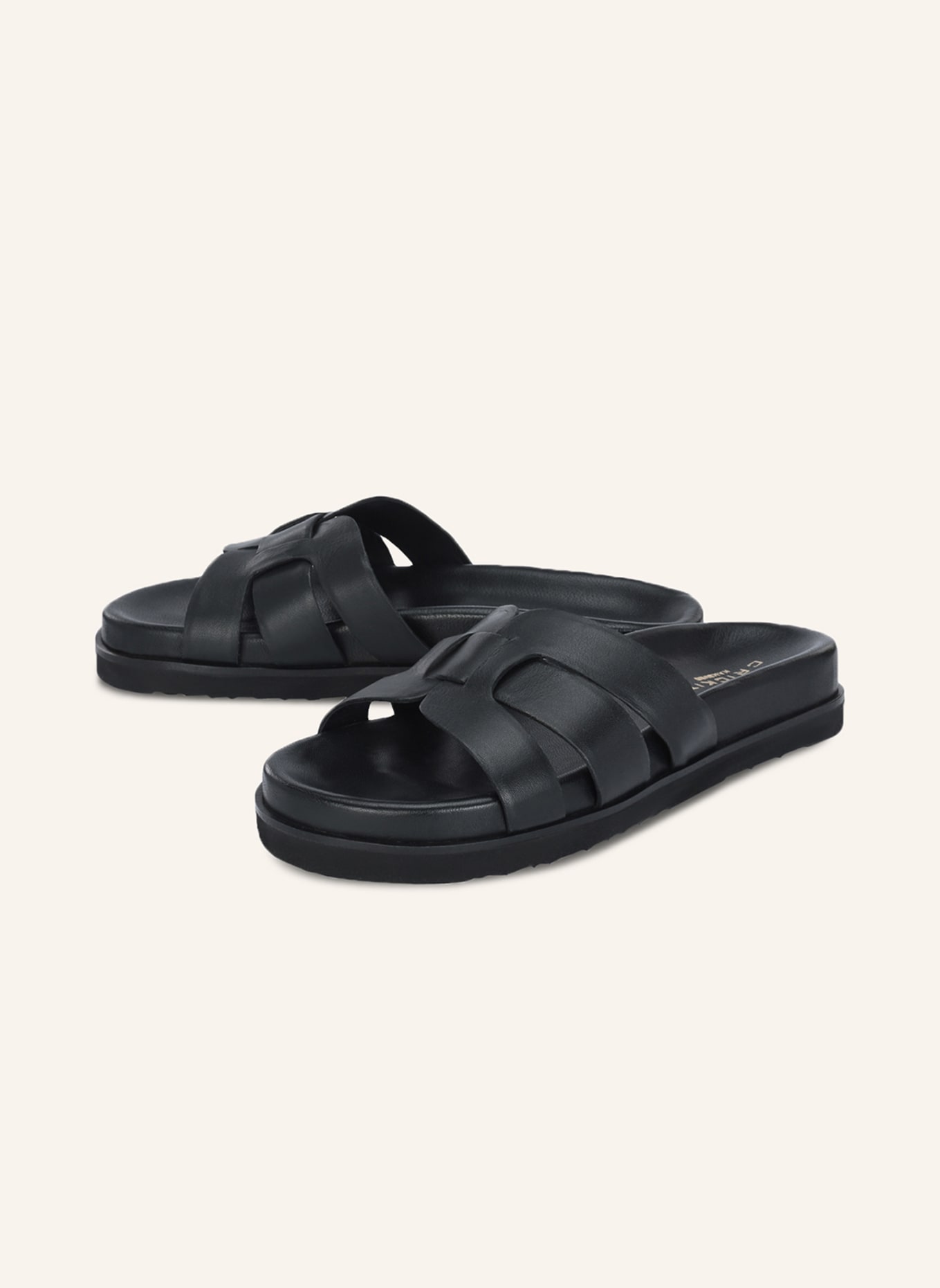 CRICKIT Sandale OSTUNI: SCHWARZ