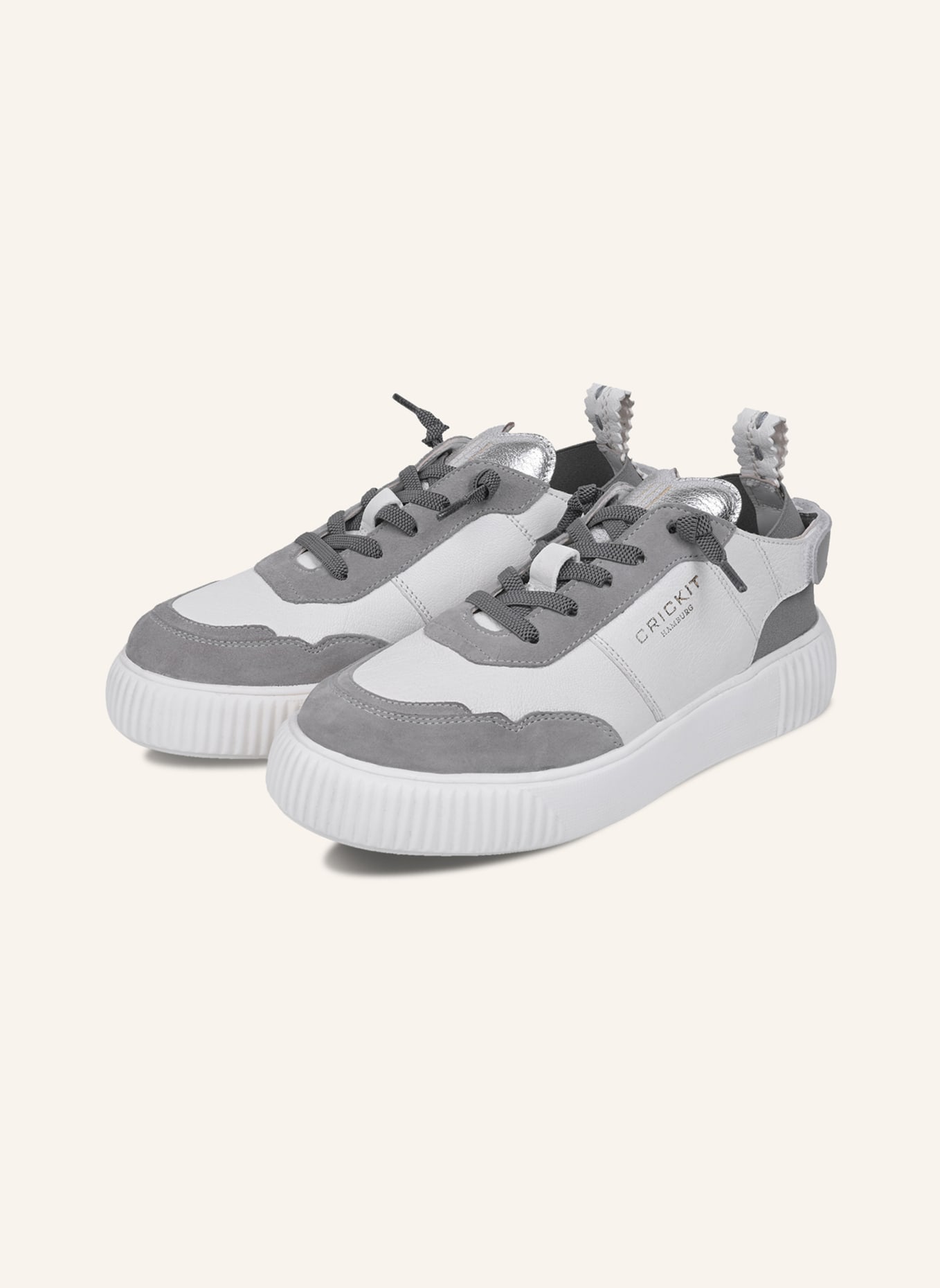 CRICKIT Sneaker PARIA, Farbe: WEISS/ GRAU (Bild 1)