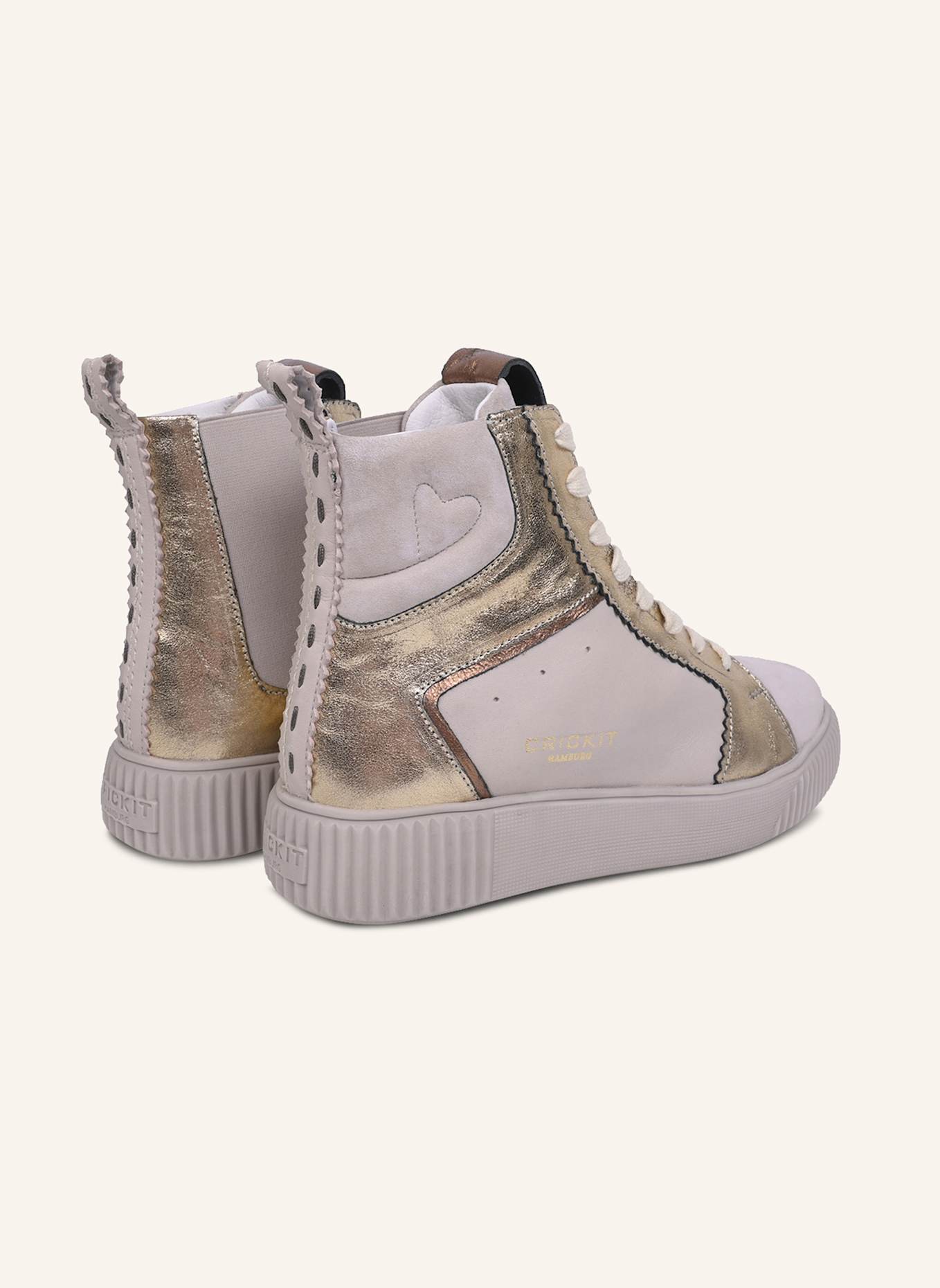 CRICKIT Sneaker NIMA, Farbe: BEIGE/ GOLD (Bild 2)