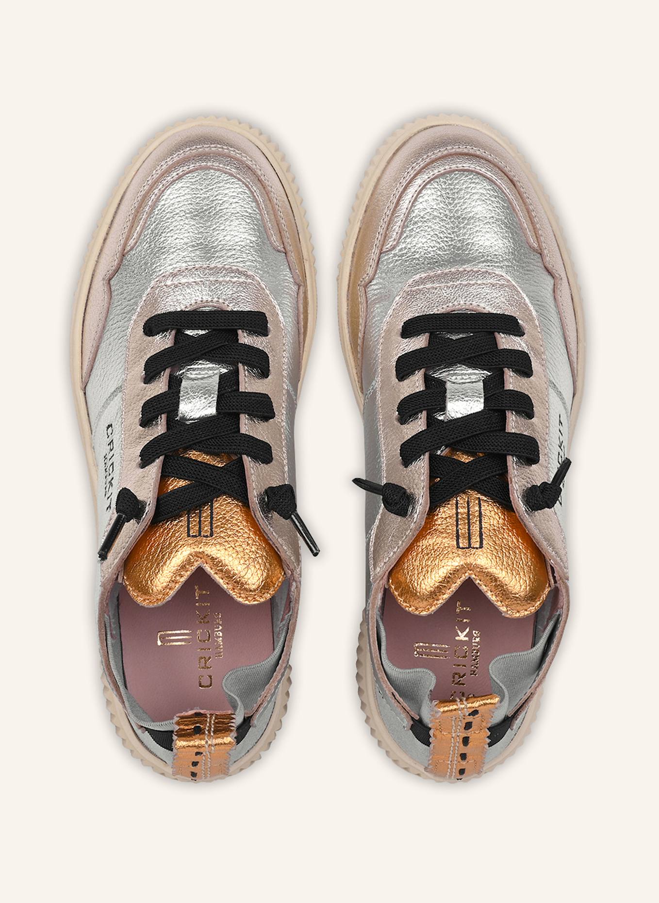 CRICKIT Sneaker OAKLI: SILBER/ GOLD