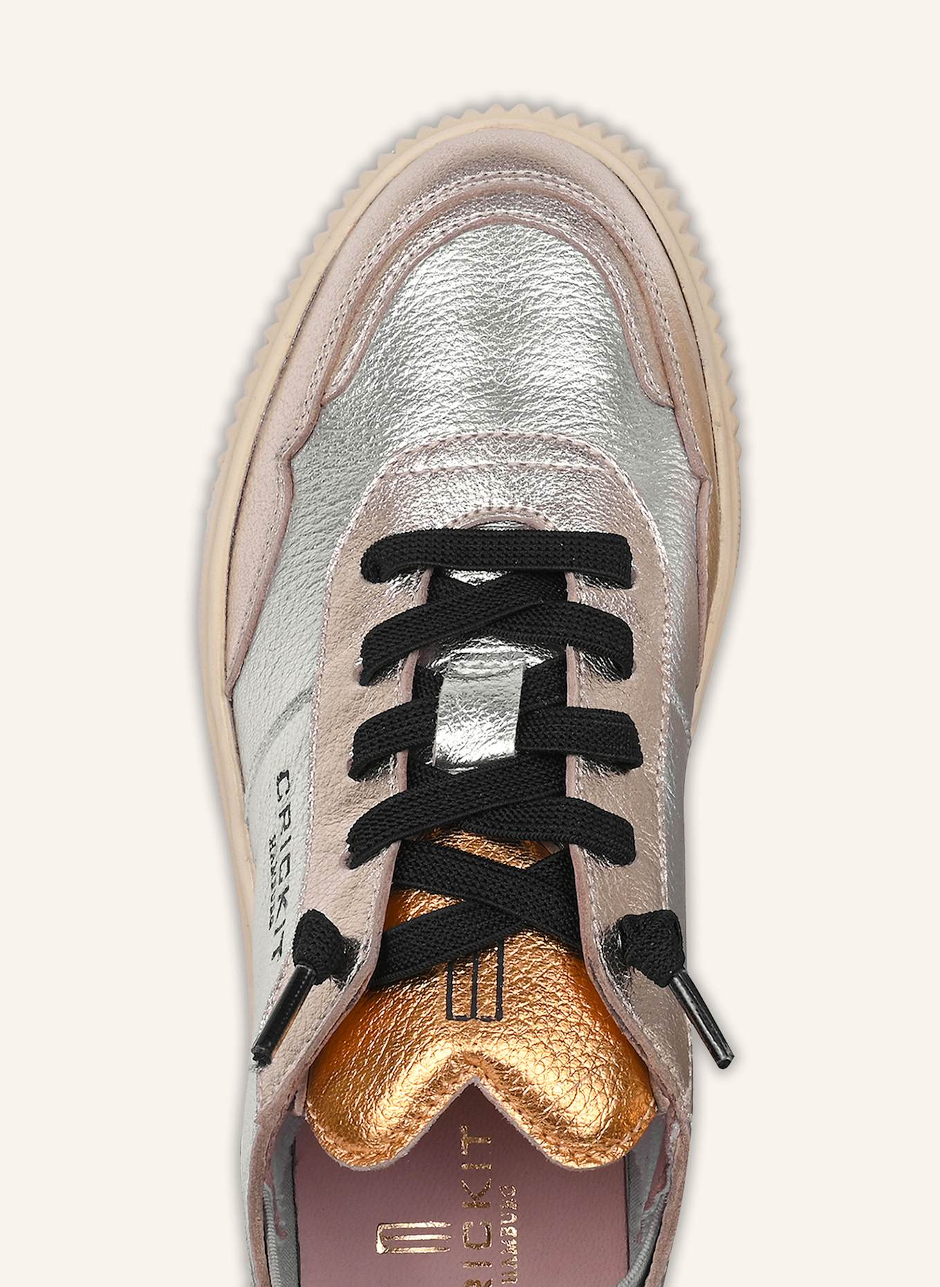 CRICKIT Sneaker OAKLI: SILBER/ GOLD