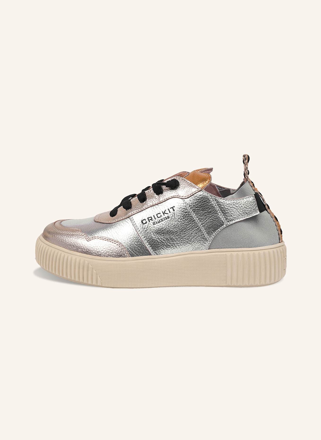 CRICKIT Sneaker OAKLI: SILBER/ GOLD