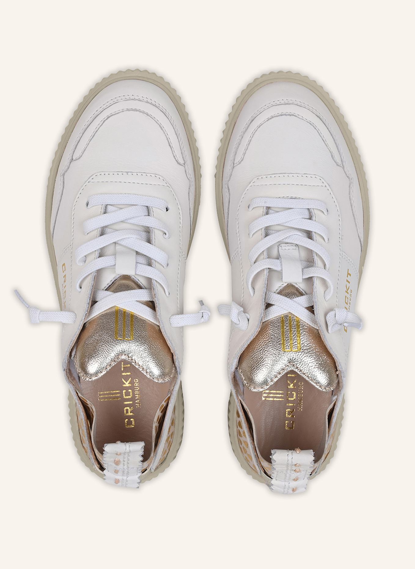 CRICKIT Sneaker OAKLI: WEISS/ SILBER