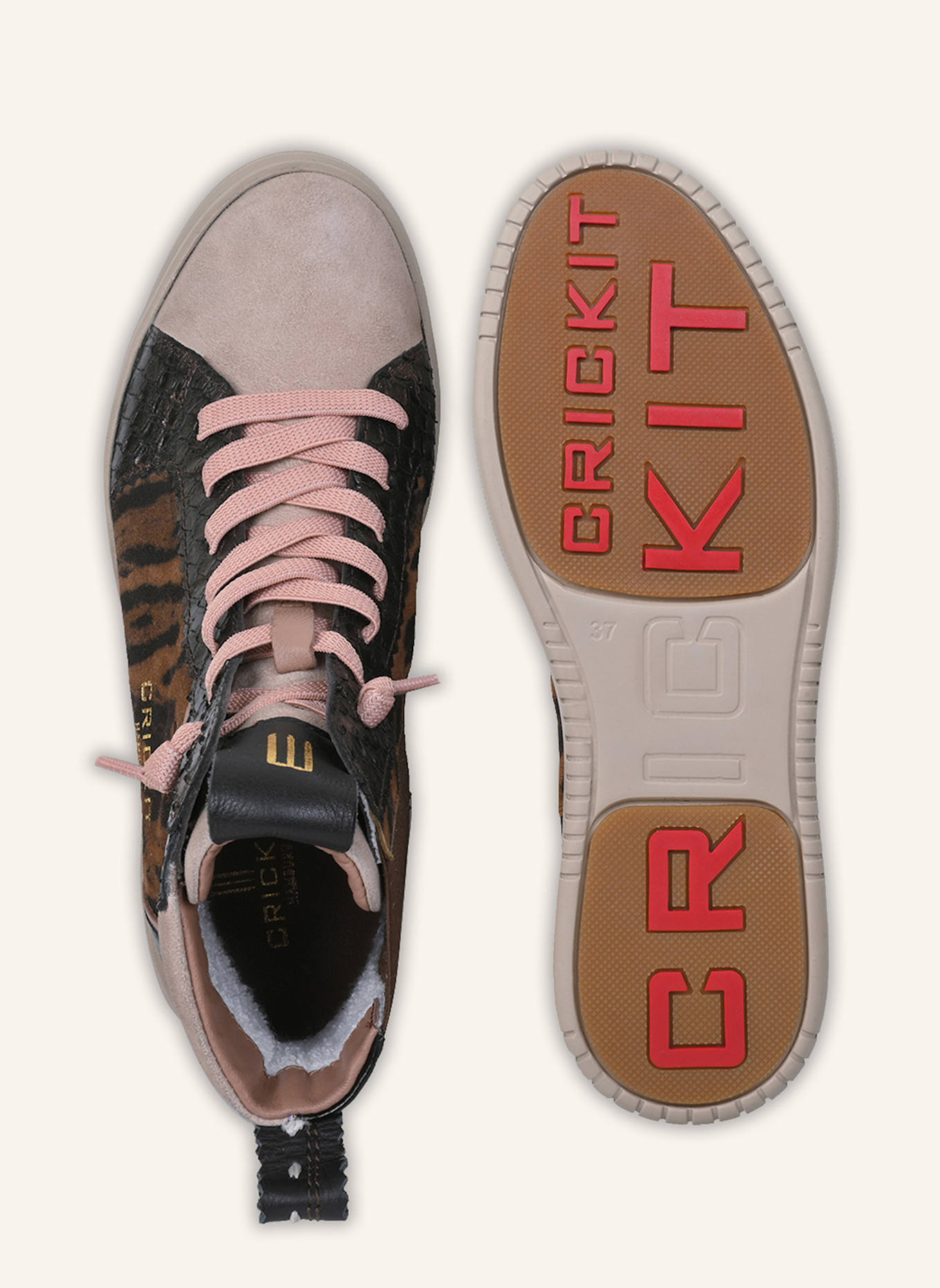 CRICKIT Sneaker SOLE: ALTROSA/ BRAUN