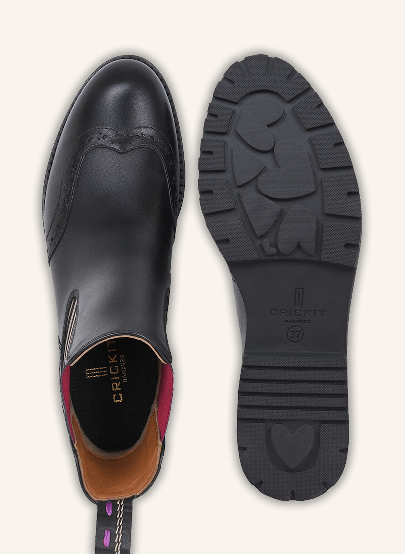 CRICKIT Chelsea-Boots SERA: SCHWARZ