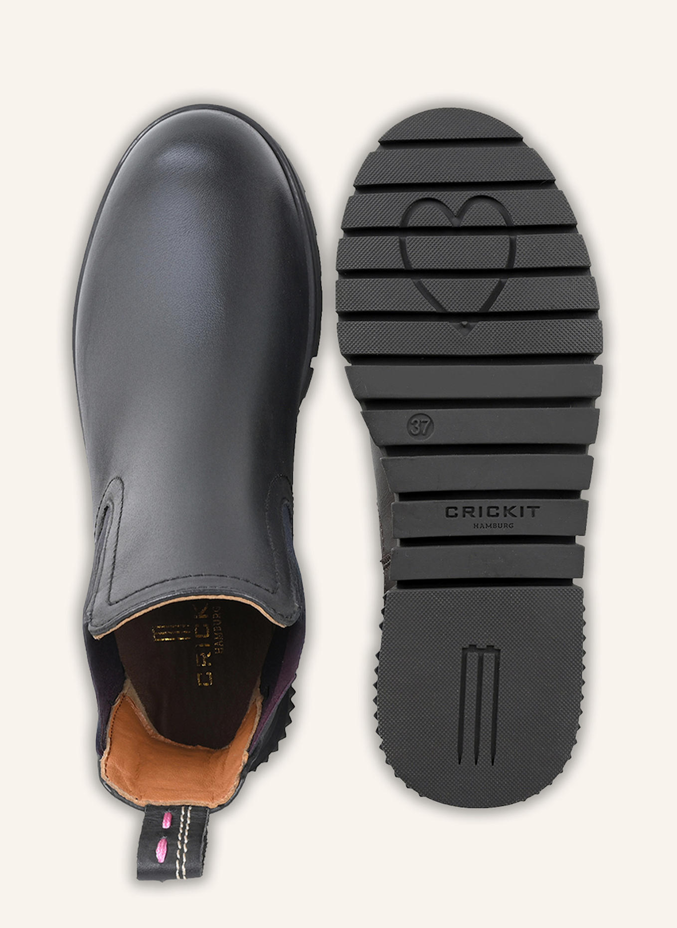 CRICKIT Chelsea-Boots SISSY: SCHWARZ