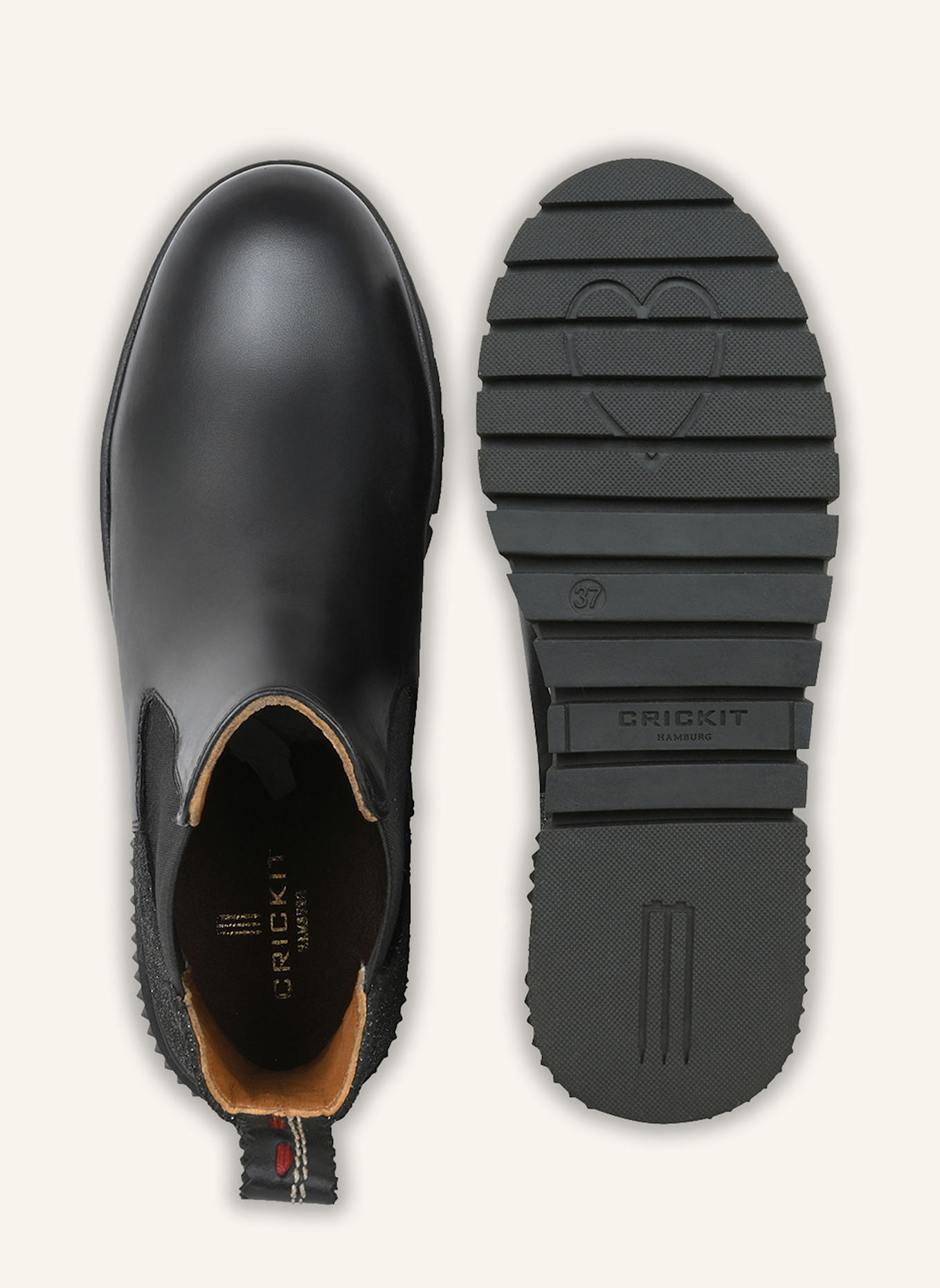 CRICKIT Chelsea-Boots NAELLE: SCHWARZ