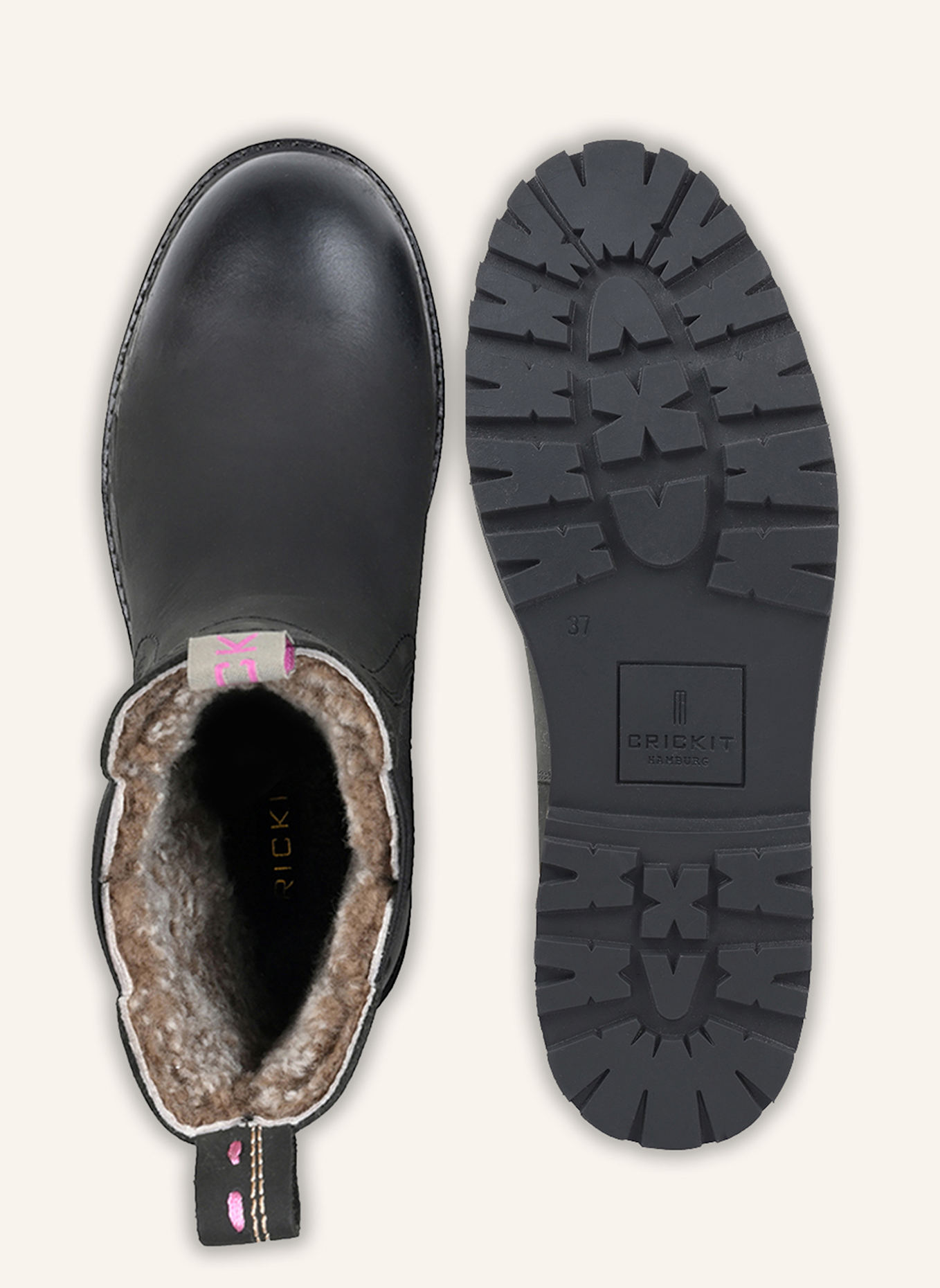 CRICKIT Stiefelette SALTO: SCHWARZ