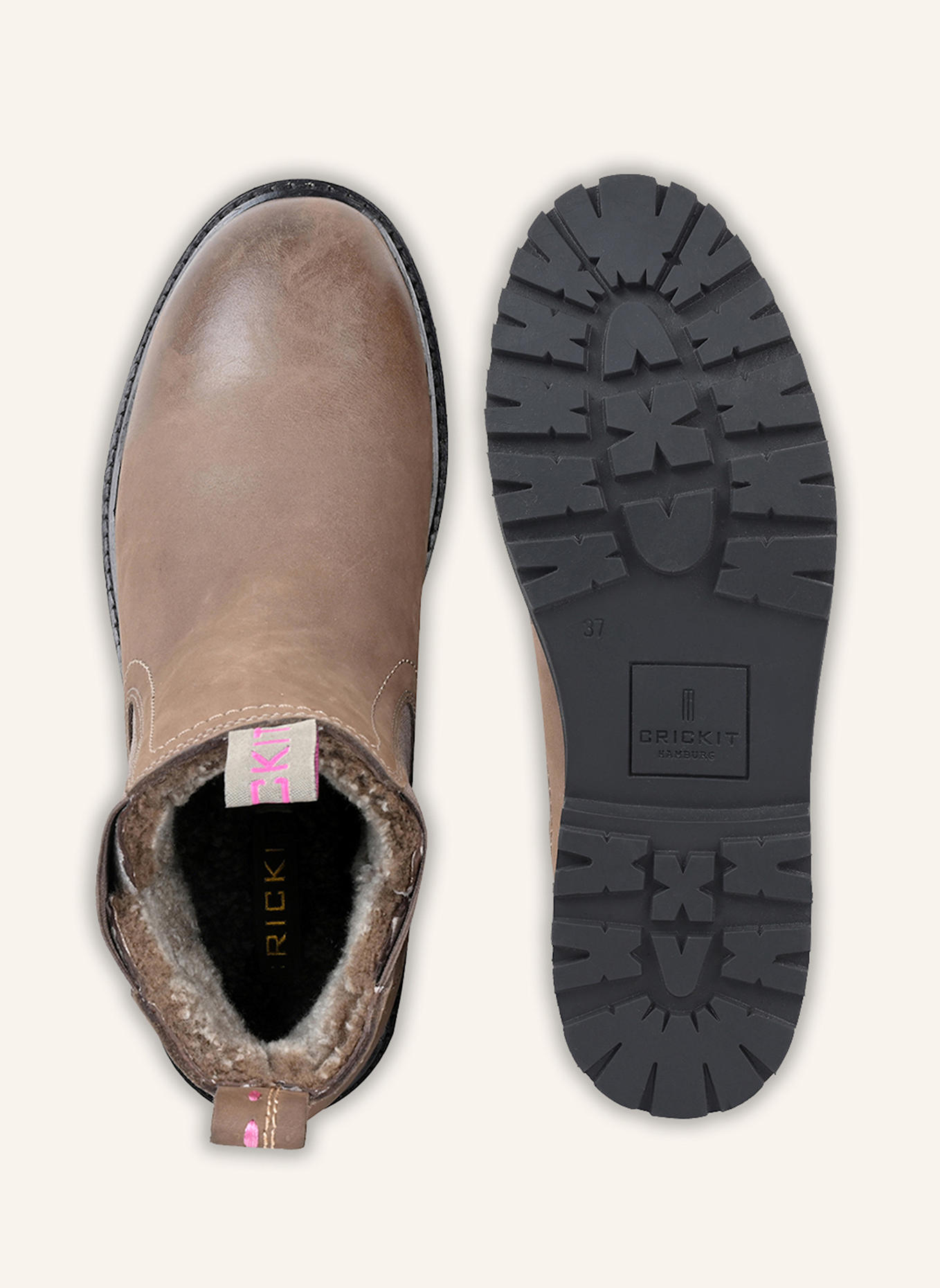 CRICKIT Chelsea-Boots SOA: TAUPE