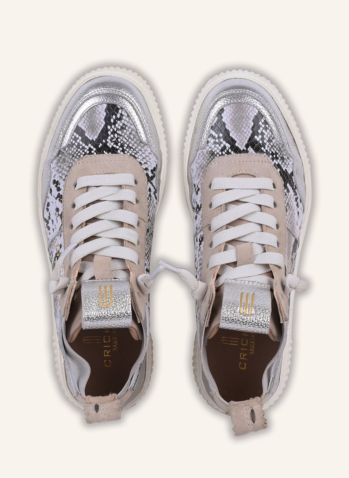 CRICKIT Sneaker REBEKA: BEIGE/ SILBER