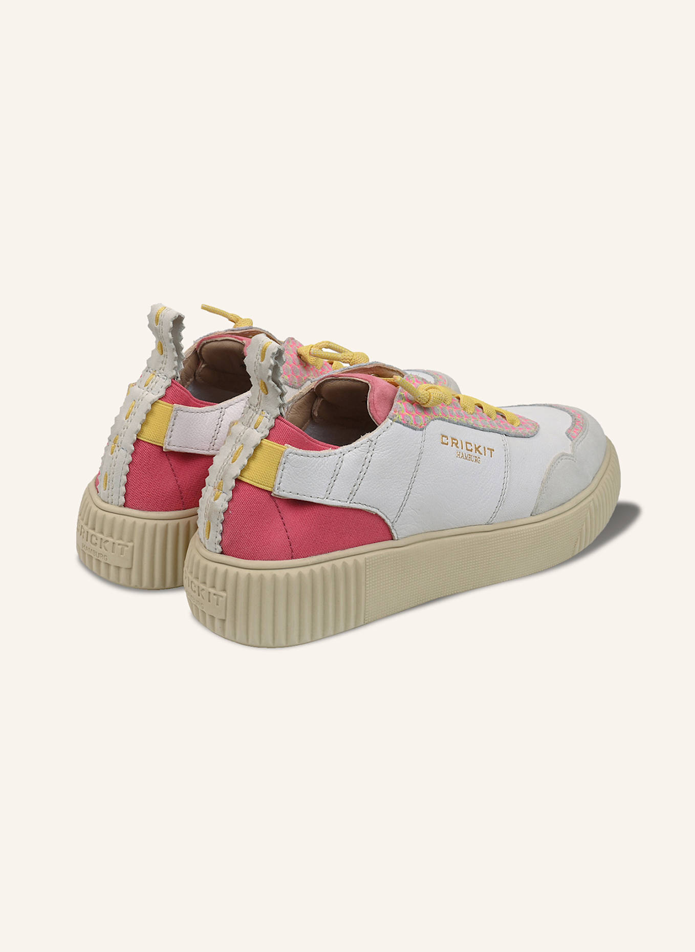 CRICKIT Sneaker OAKLI: WEISS/ PINK