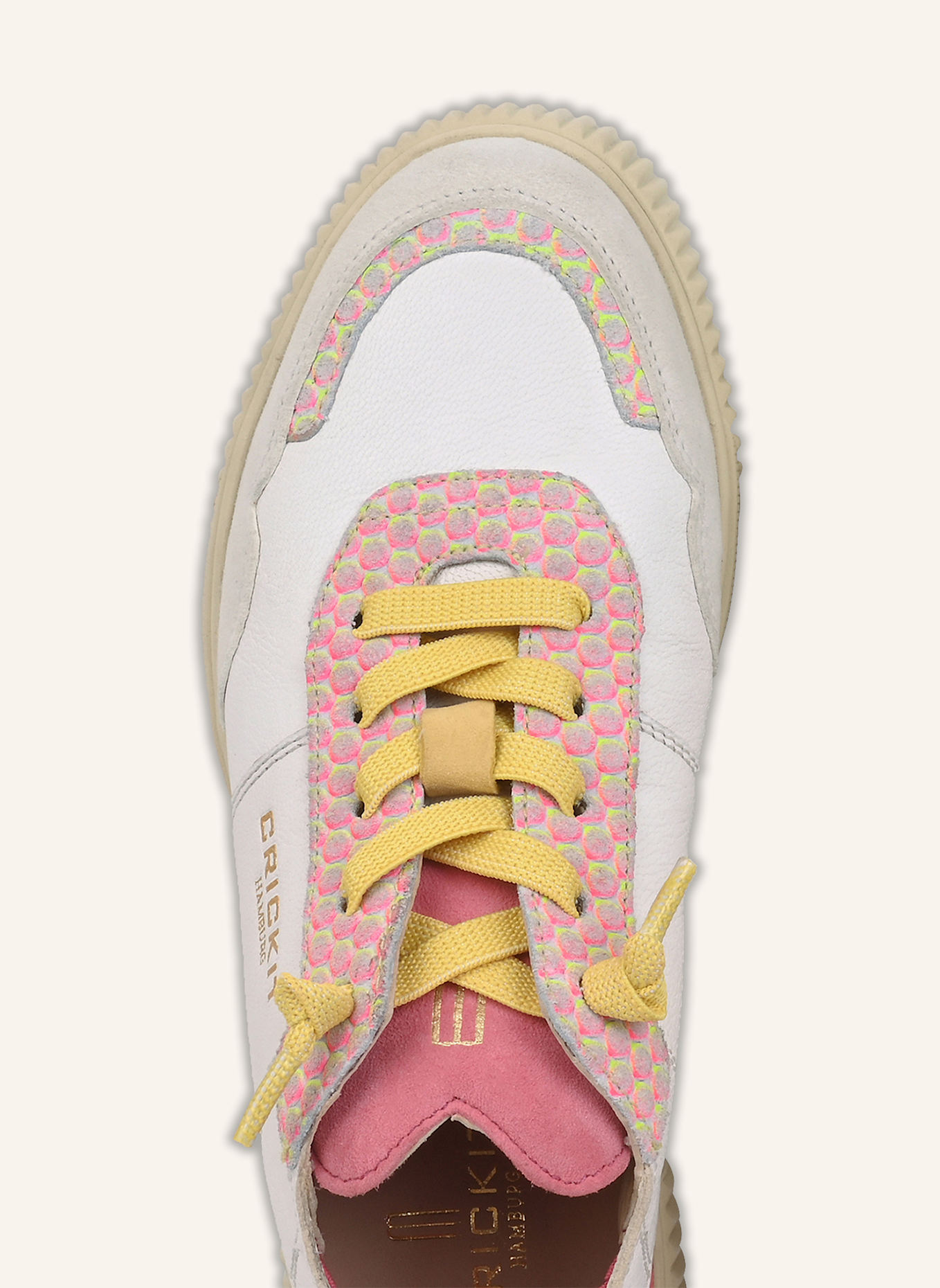 CRICKIT Sneaker OAKLI: WEISS/ PINK