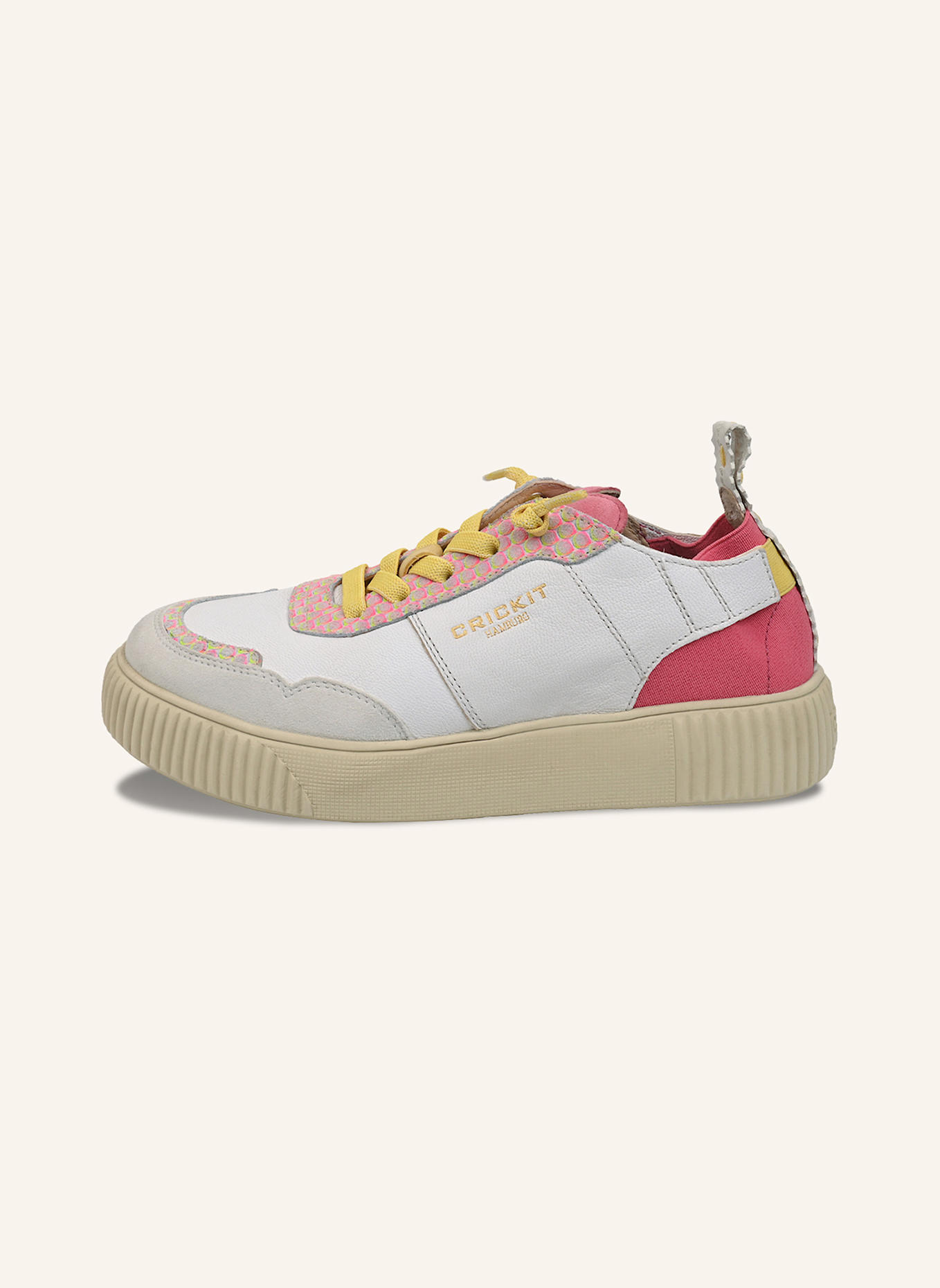 CRICKIT Sneaker OAKLI: WEISS/ PINK