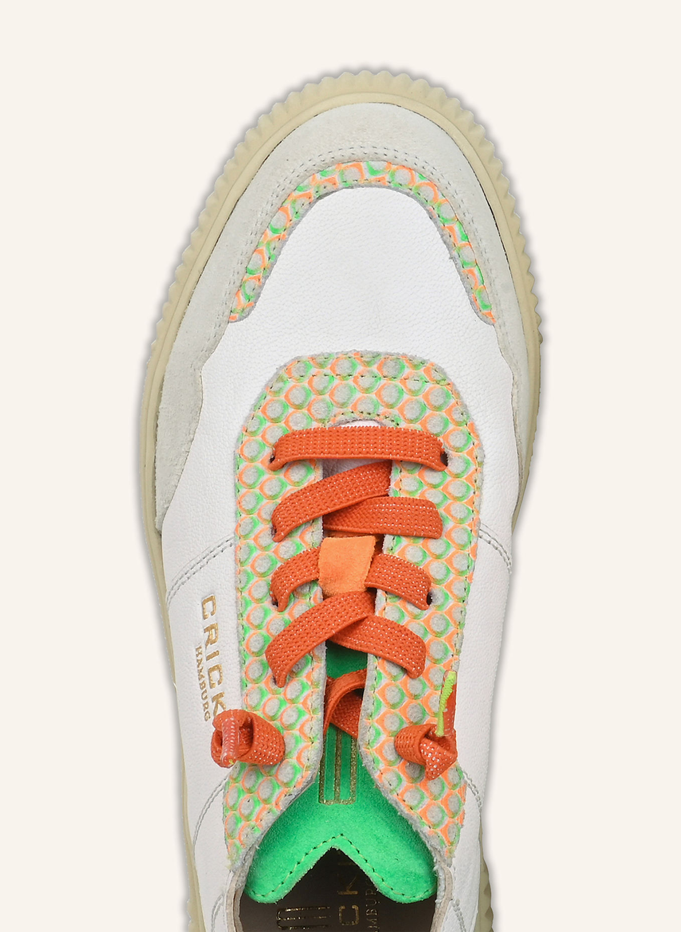 CRICKIT Sneaker OAKLI: WEISS/ GRÜN