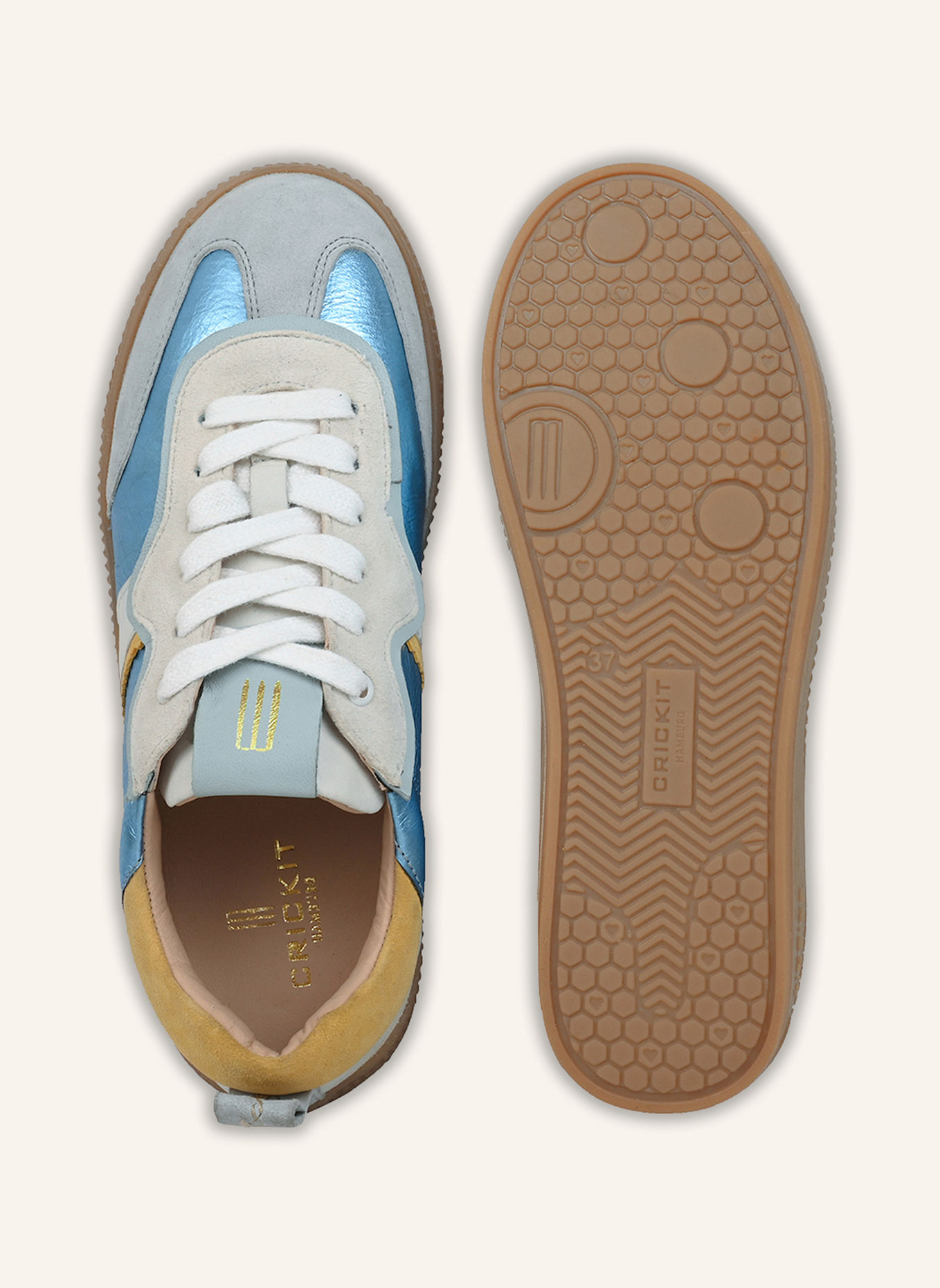 CRICKIT Sneaker RONJA: BLAU/ TÜRKIS