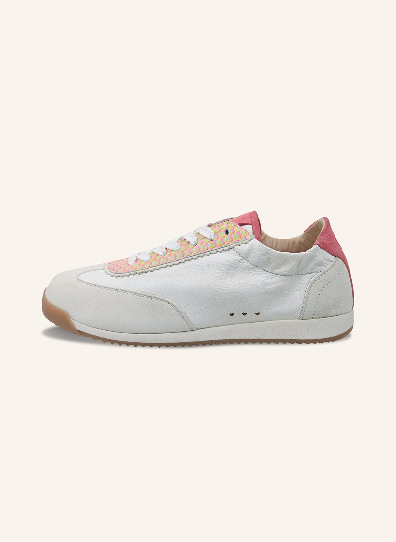 CRICKIT Sneaker TARA: WEISS/ PINK
