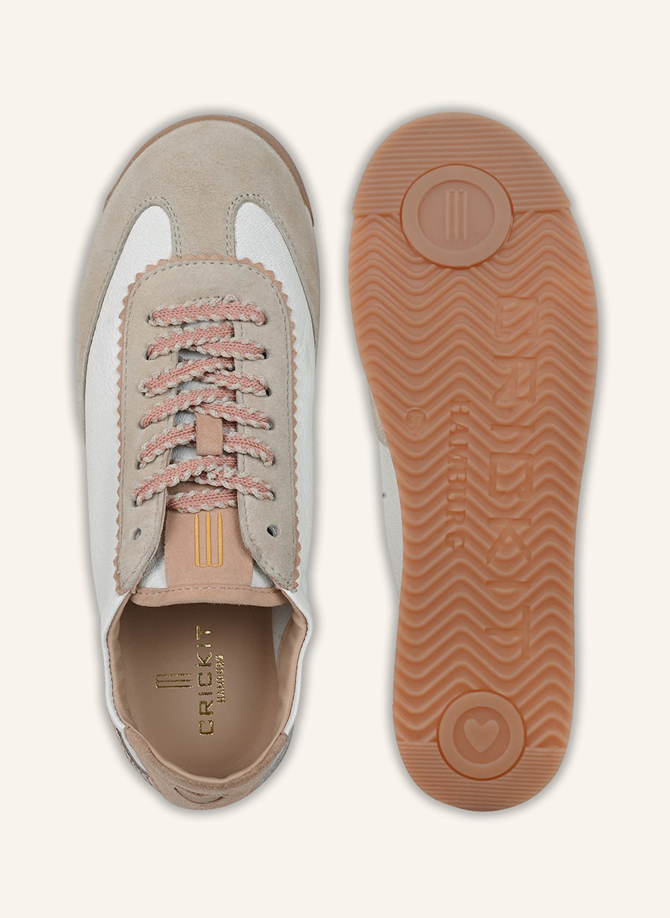 CRICKIT Sneaker TARA: WEISS/ LACHS