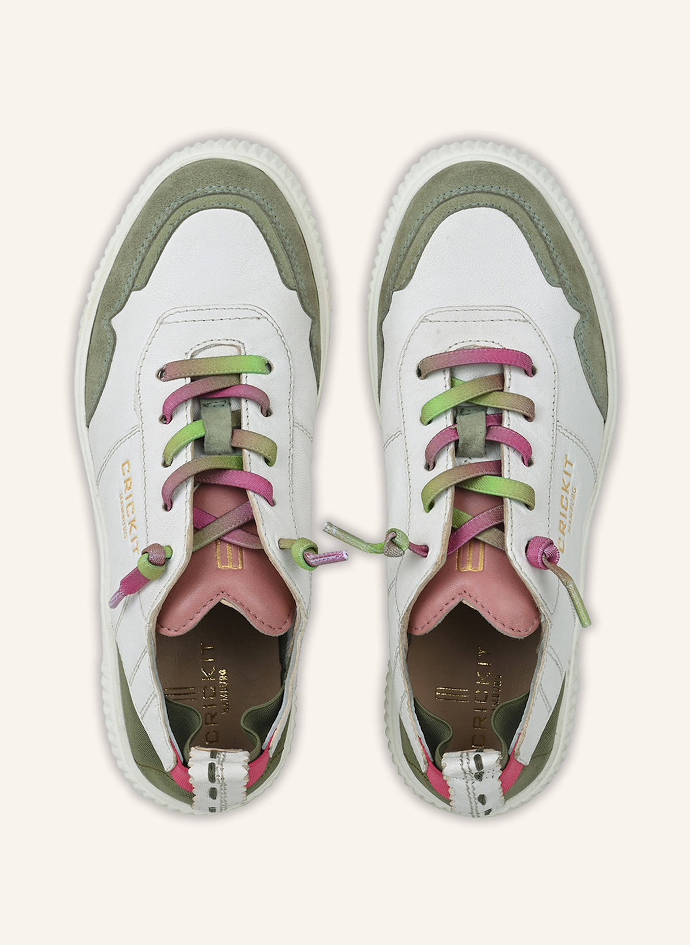 CRICKIT Sneaker OAKLI: WEISS/ OLIV