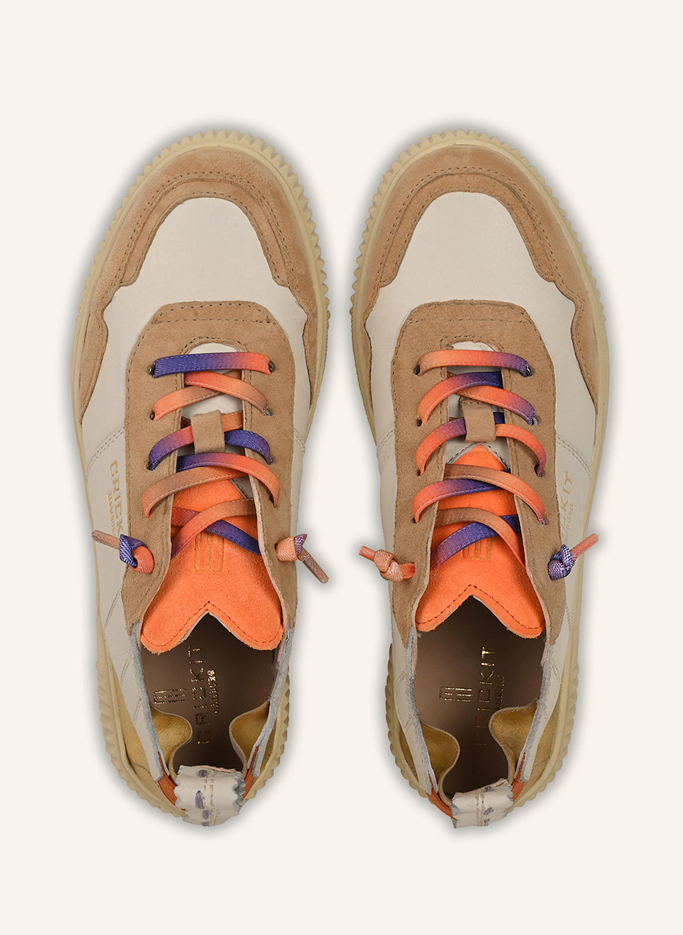 CRICKIT Sneaker OAKLI: WEISS/ GOLD