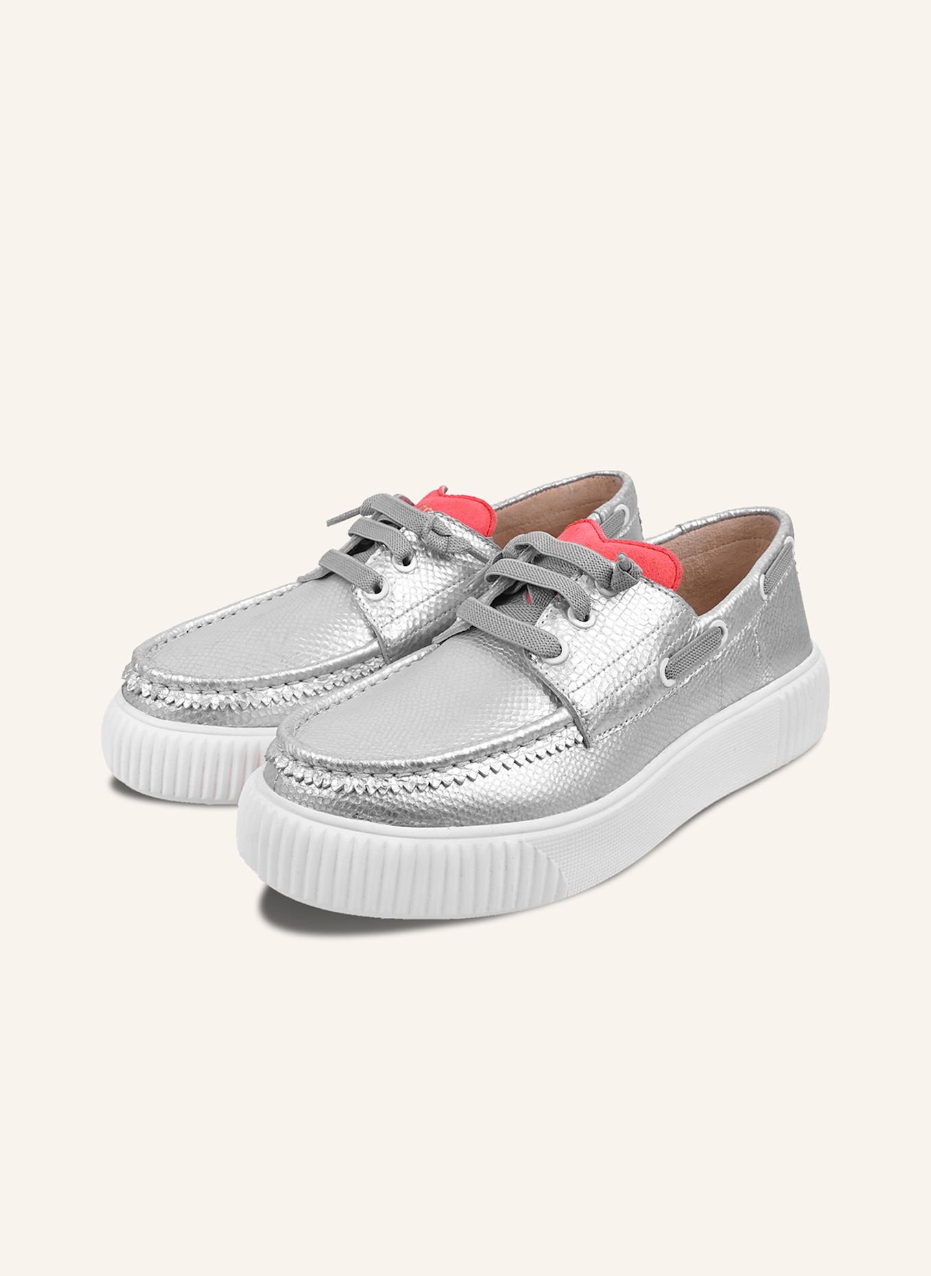 CRICKIT Halbschuh TINA: SILBER