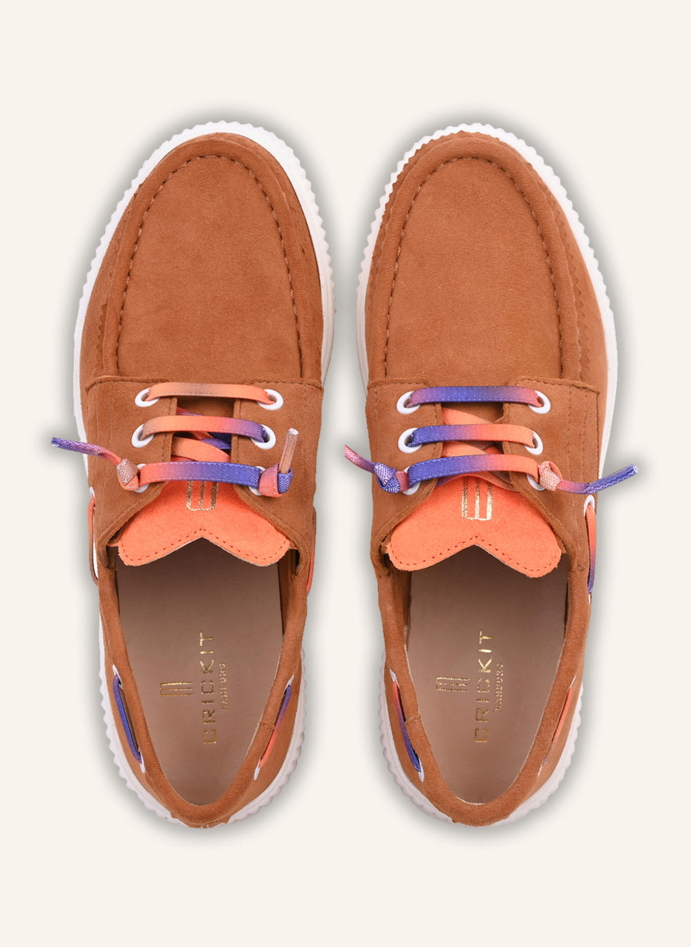 CRICKIT Halbschuh TINA: COGNAC