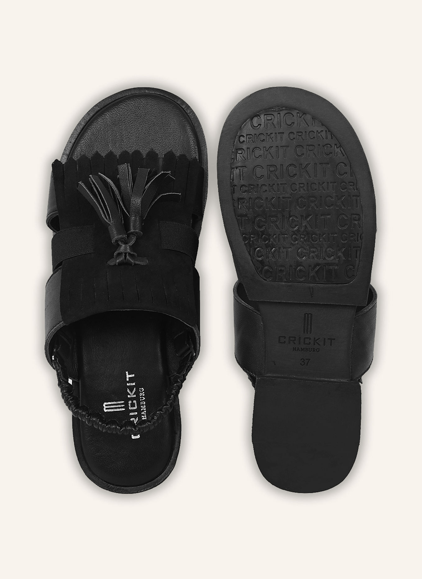 CRICKIT Sandale ROJA: SCHWARZ