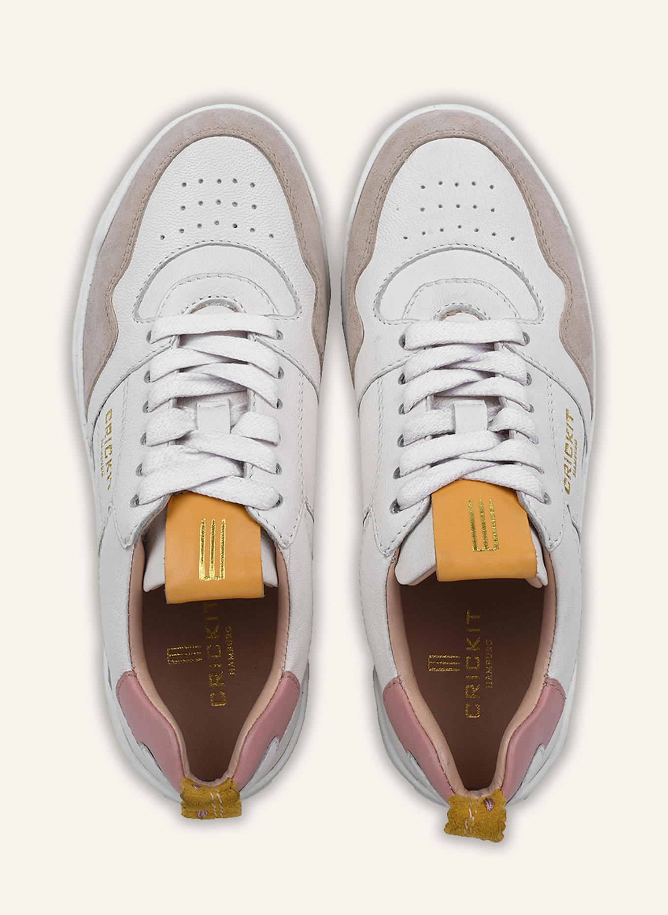 CRICKIT Sneaker OLINDA: WEISS/ ROSA