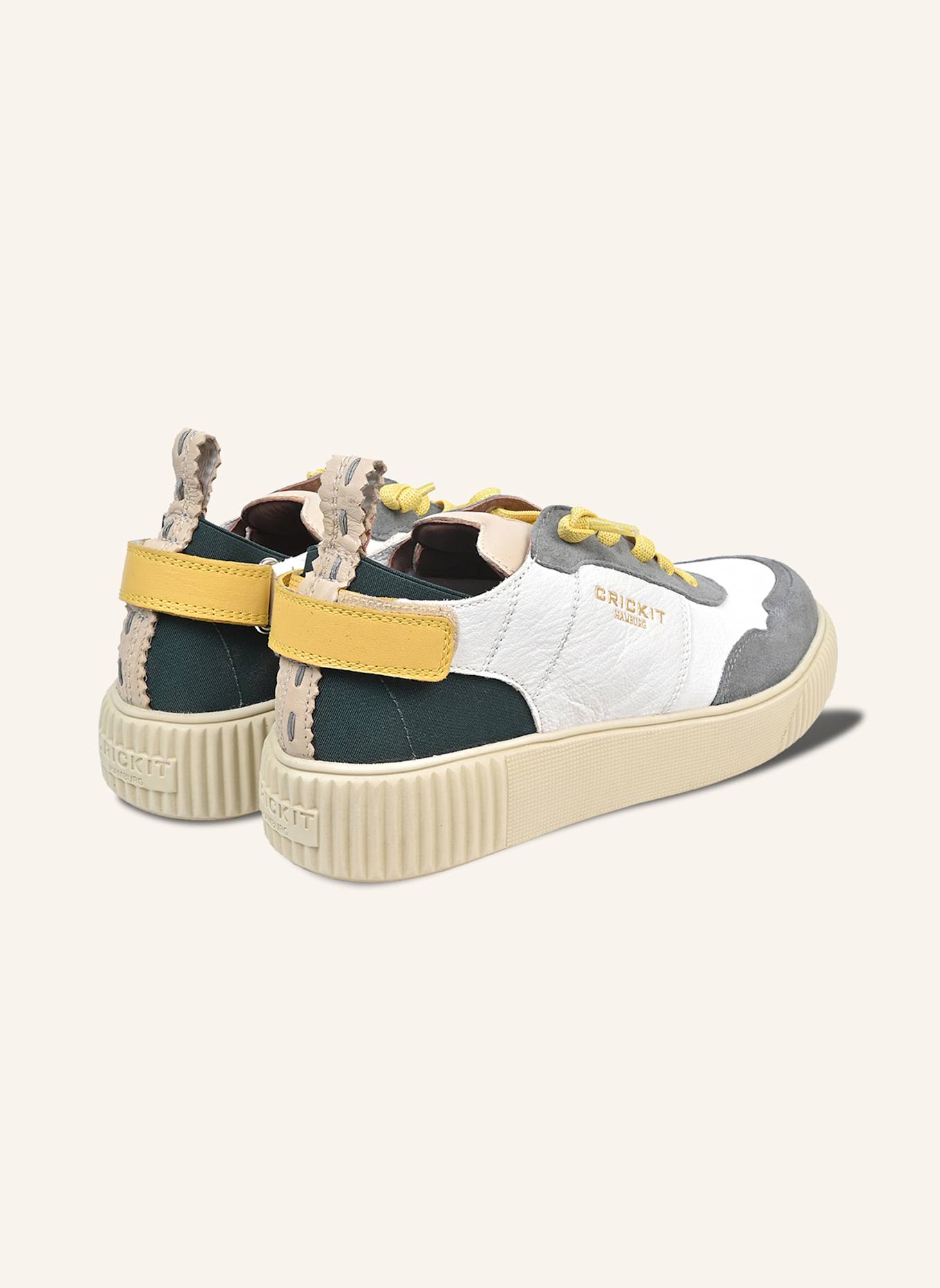 CRICKIT Sneaker PARIA: WEISS/ OLIV