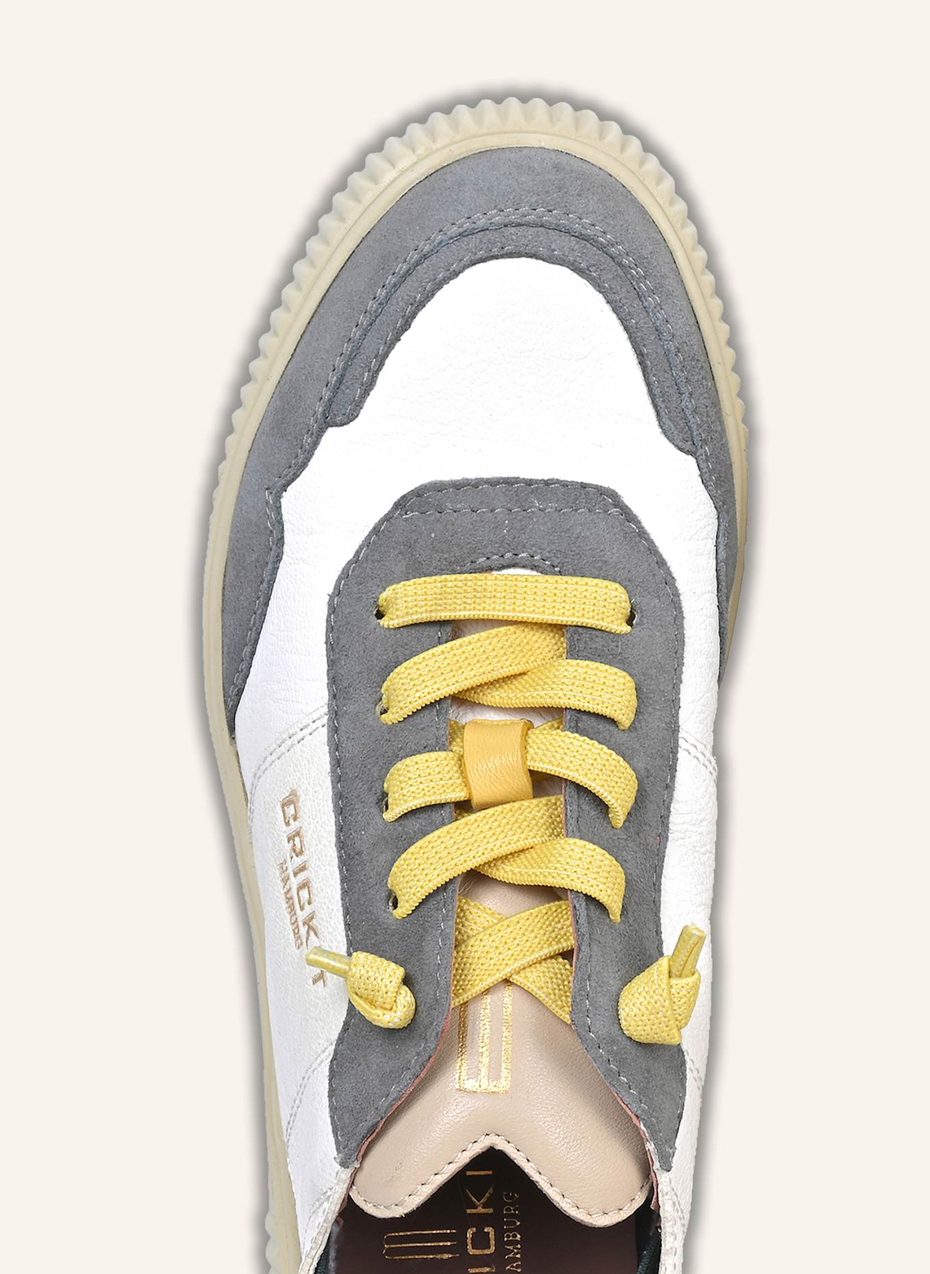 CRICKIT Sneaker PARIA: WEISS/ OLIV