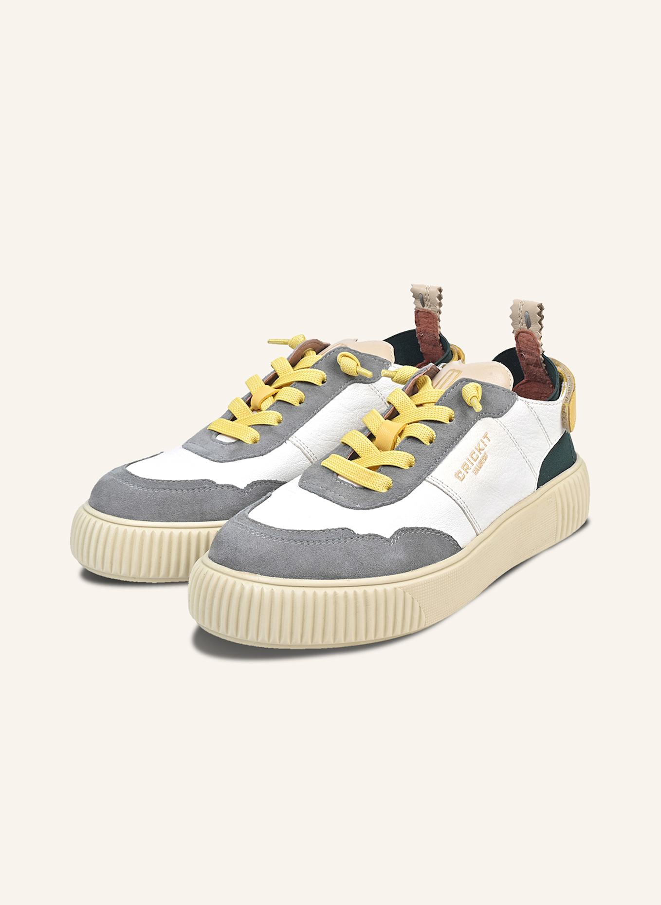 CRICKIT Sneaker PARIA: WEISS/ OLIV
