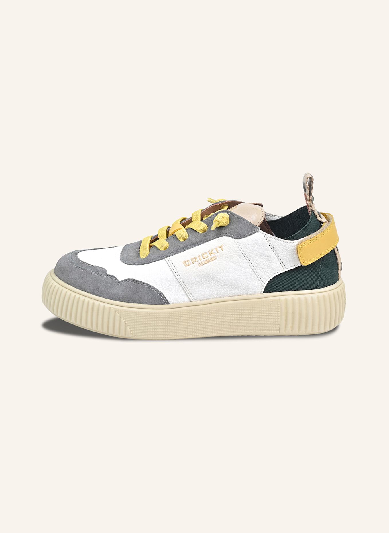 CRICKIT Sneaker PARIA: WEISS/ OLIV