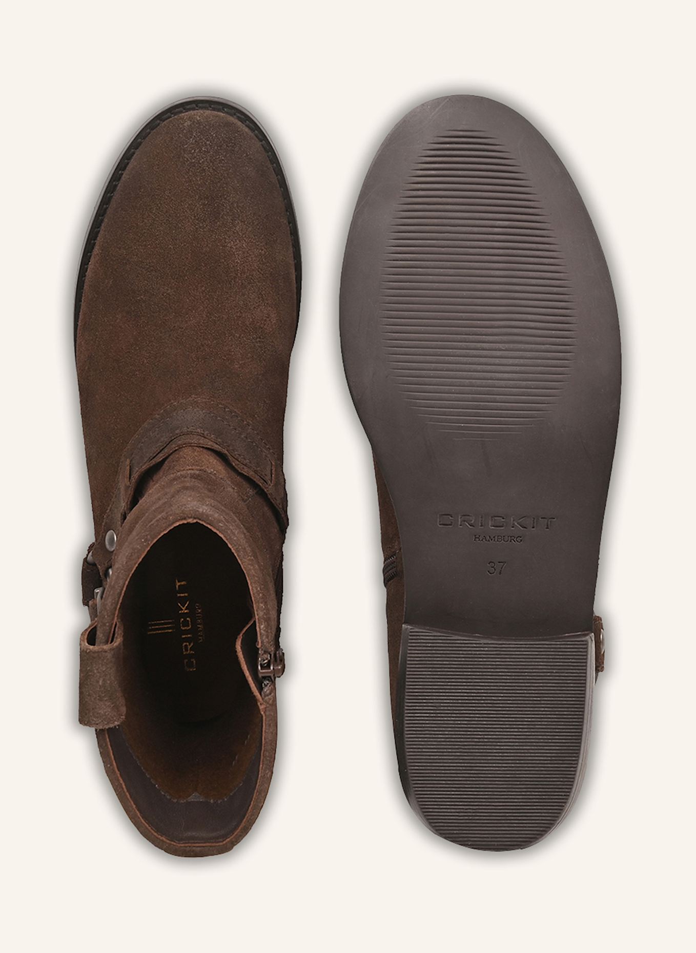 CRICKIT Stiefelette UNION: BRAUN