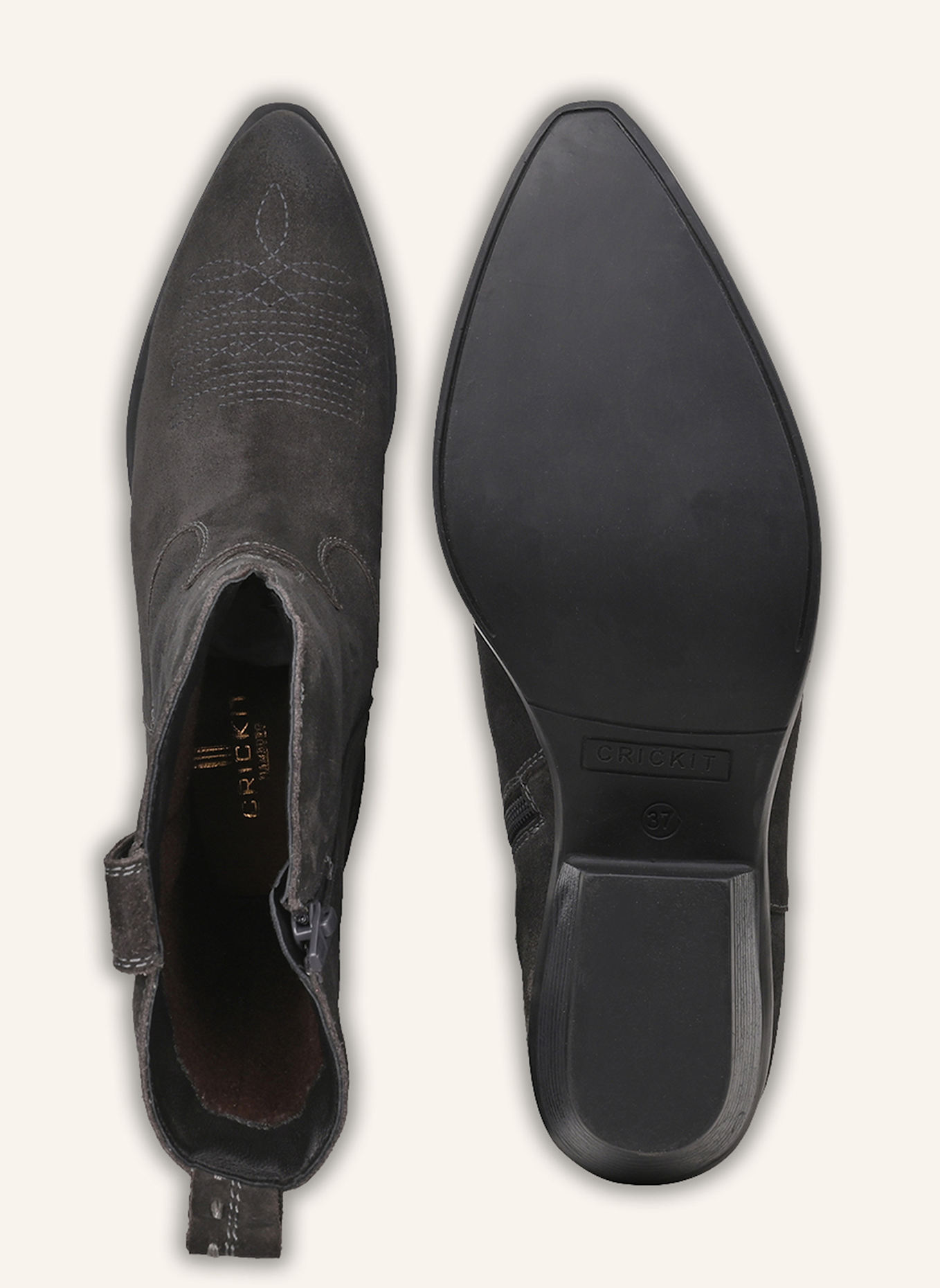 CRICKIT Stiefelette ULI: GRAU
