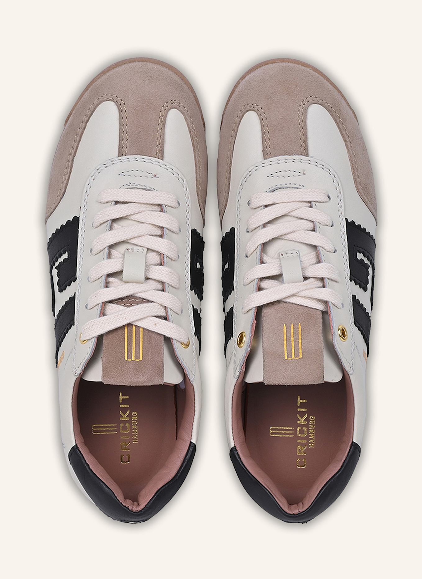 CRICKIT Sneaker ULTIMA: BEIGE/ SCHWARZ