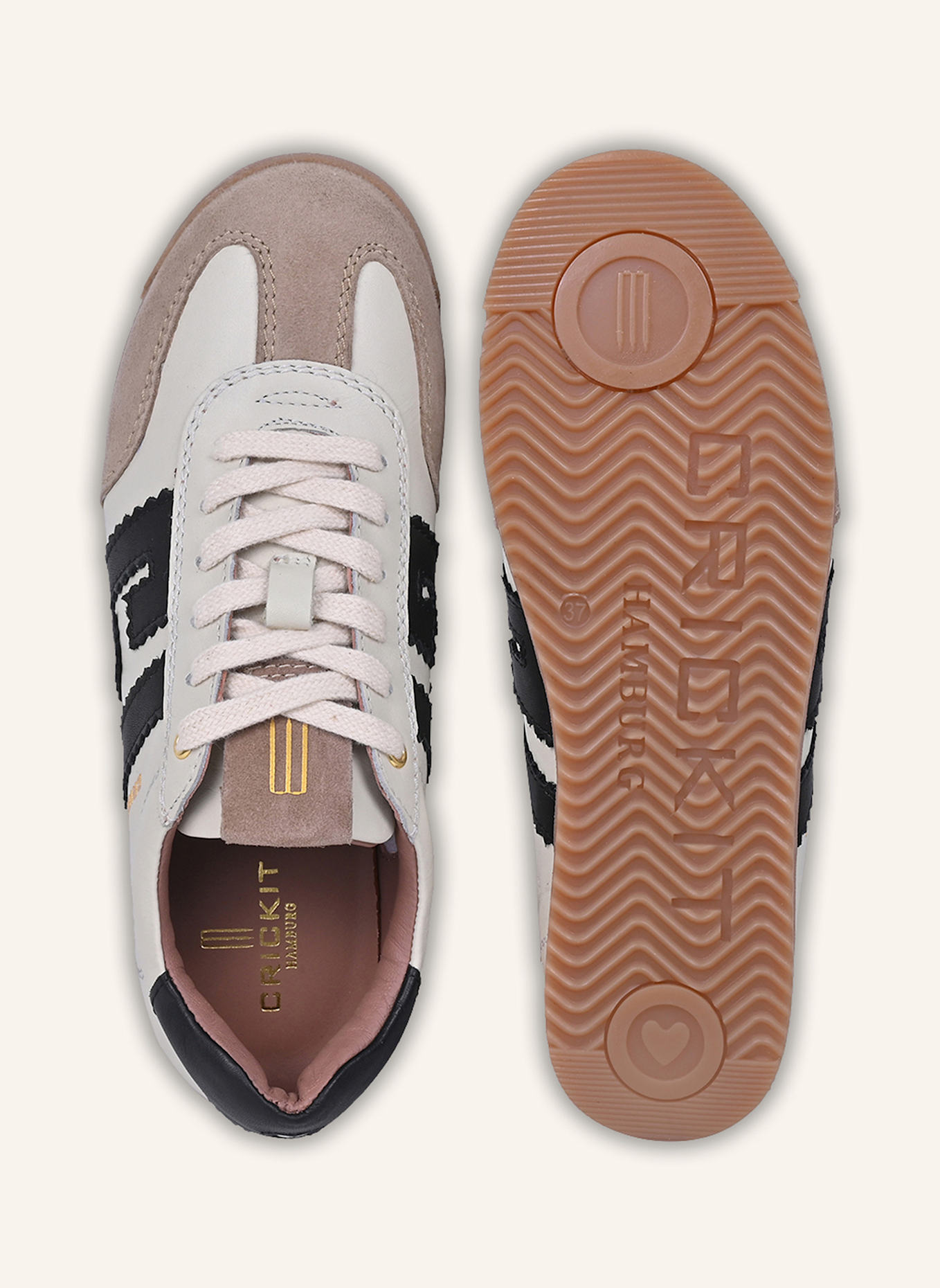 CRICKIT Sneaker ULTIMA: BEIGE/ SCHWARZ