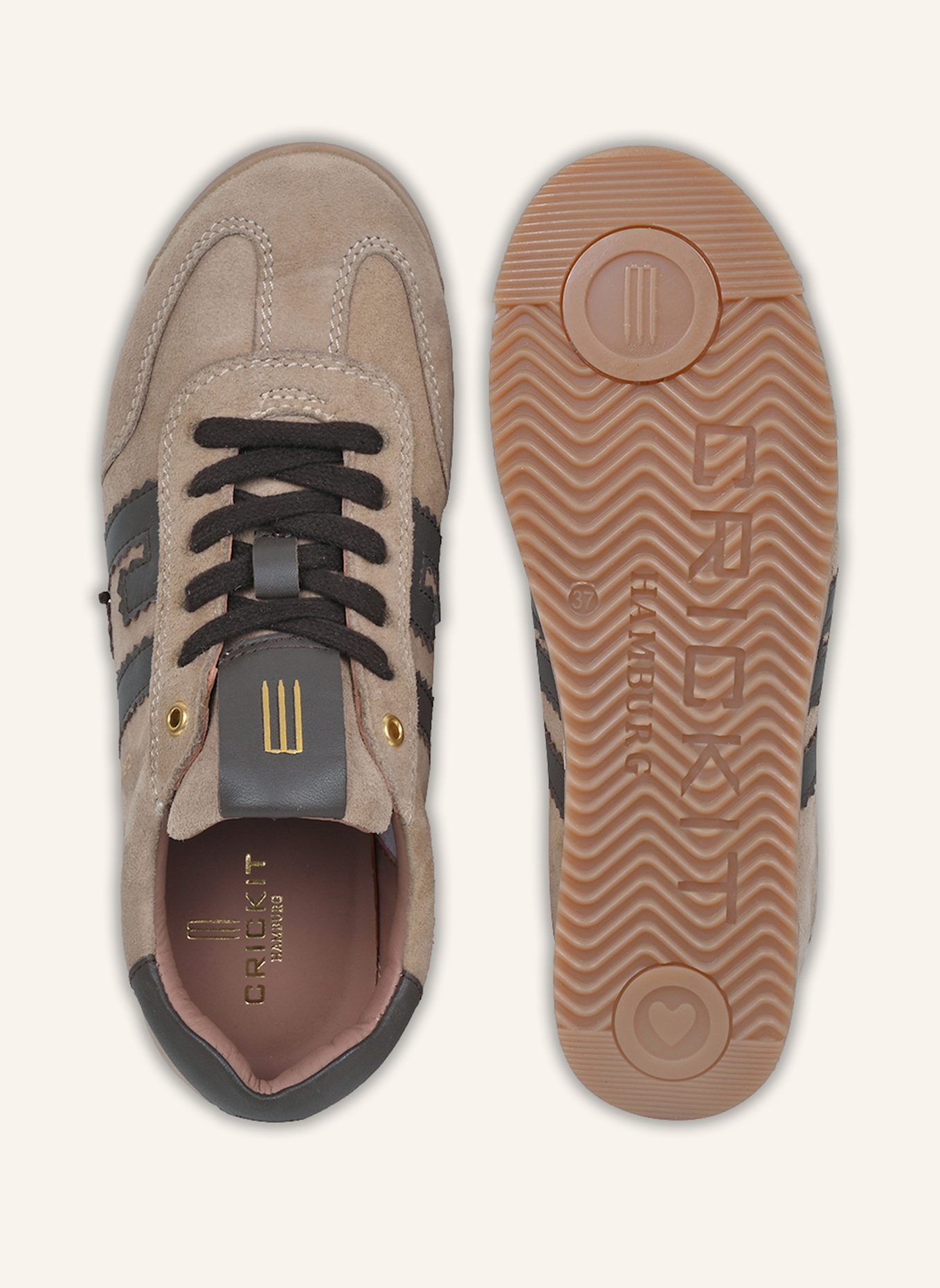 CRICKIT Sneaker ULTIMA: BEIGE/ SCHWARZ