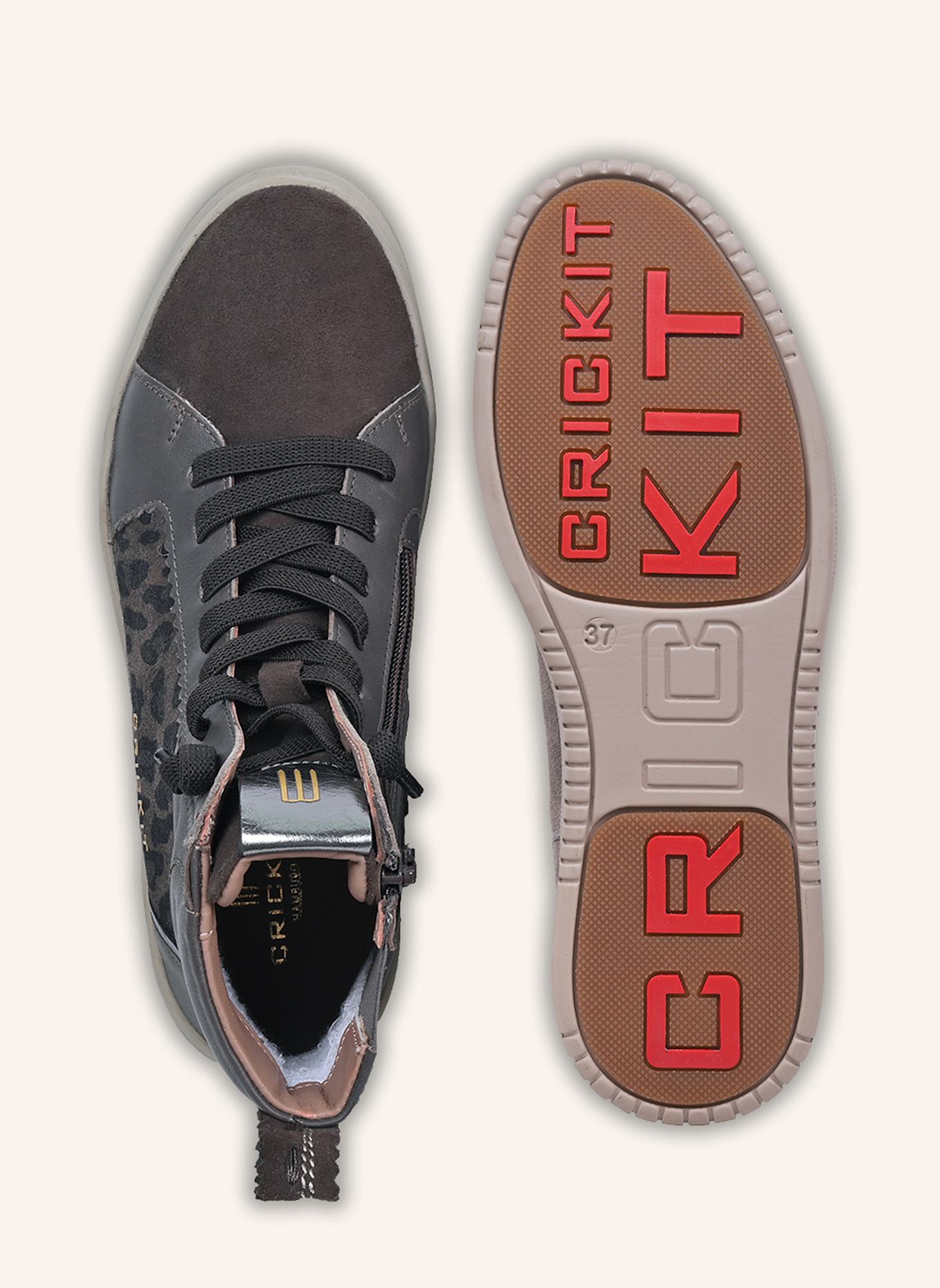 CRICKIT Sneaker UBALDA: BRAUN