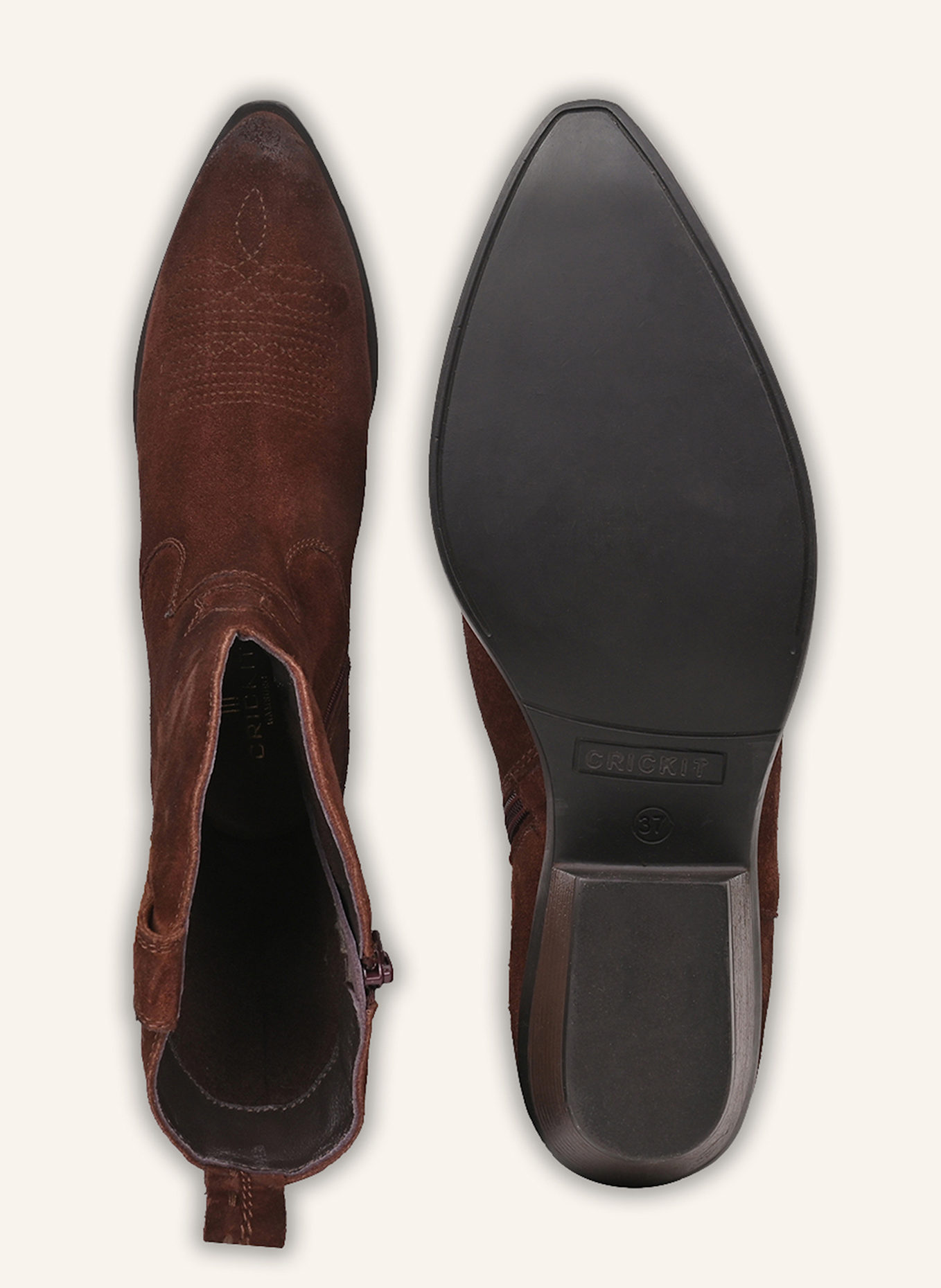 CRICKIT Stiefelette ULI: BRAUN
