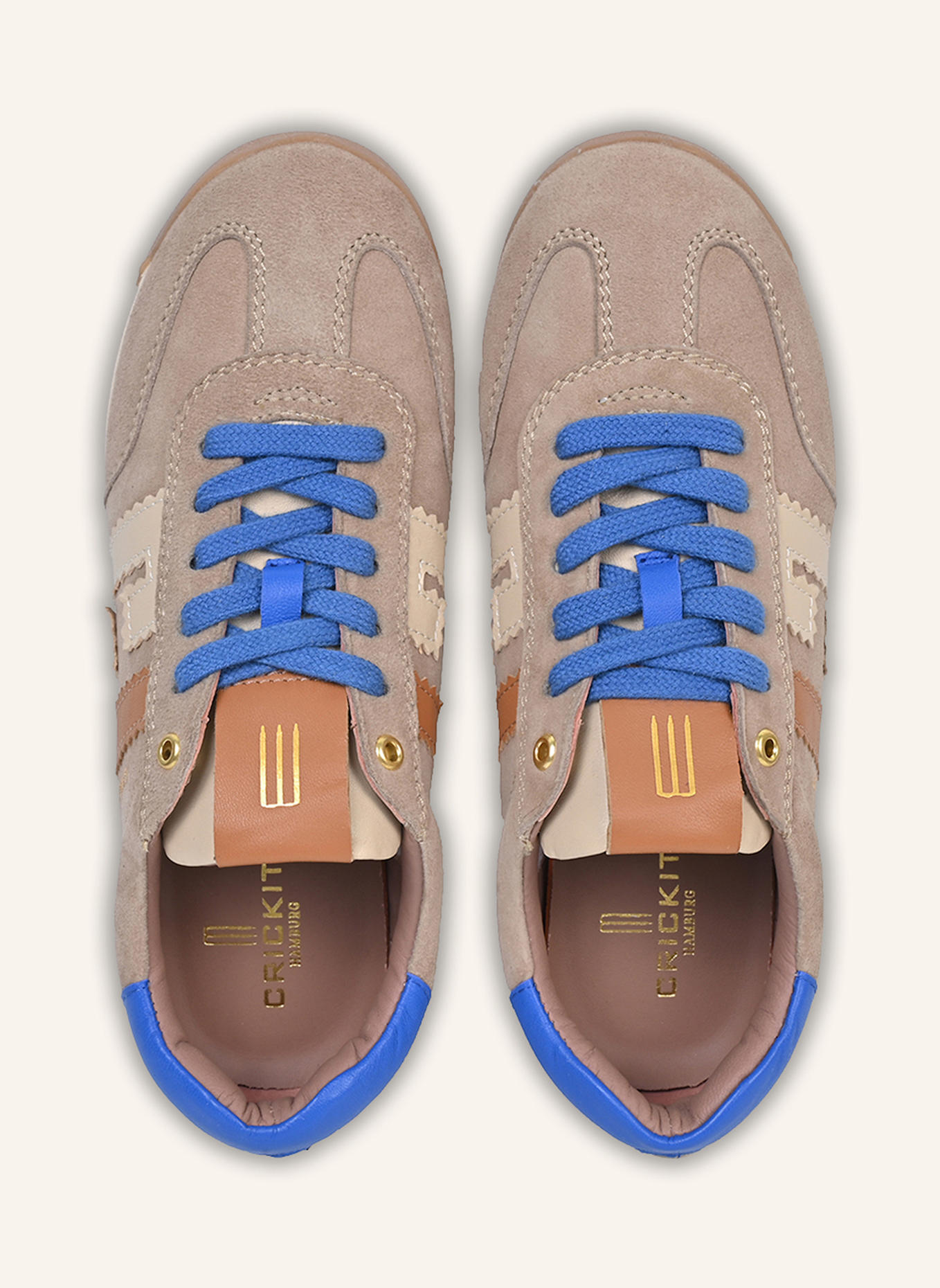 CRICKIT Sneaker ULTIMA: BEIGE/ BLAU