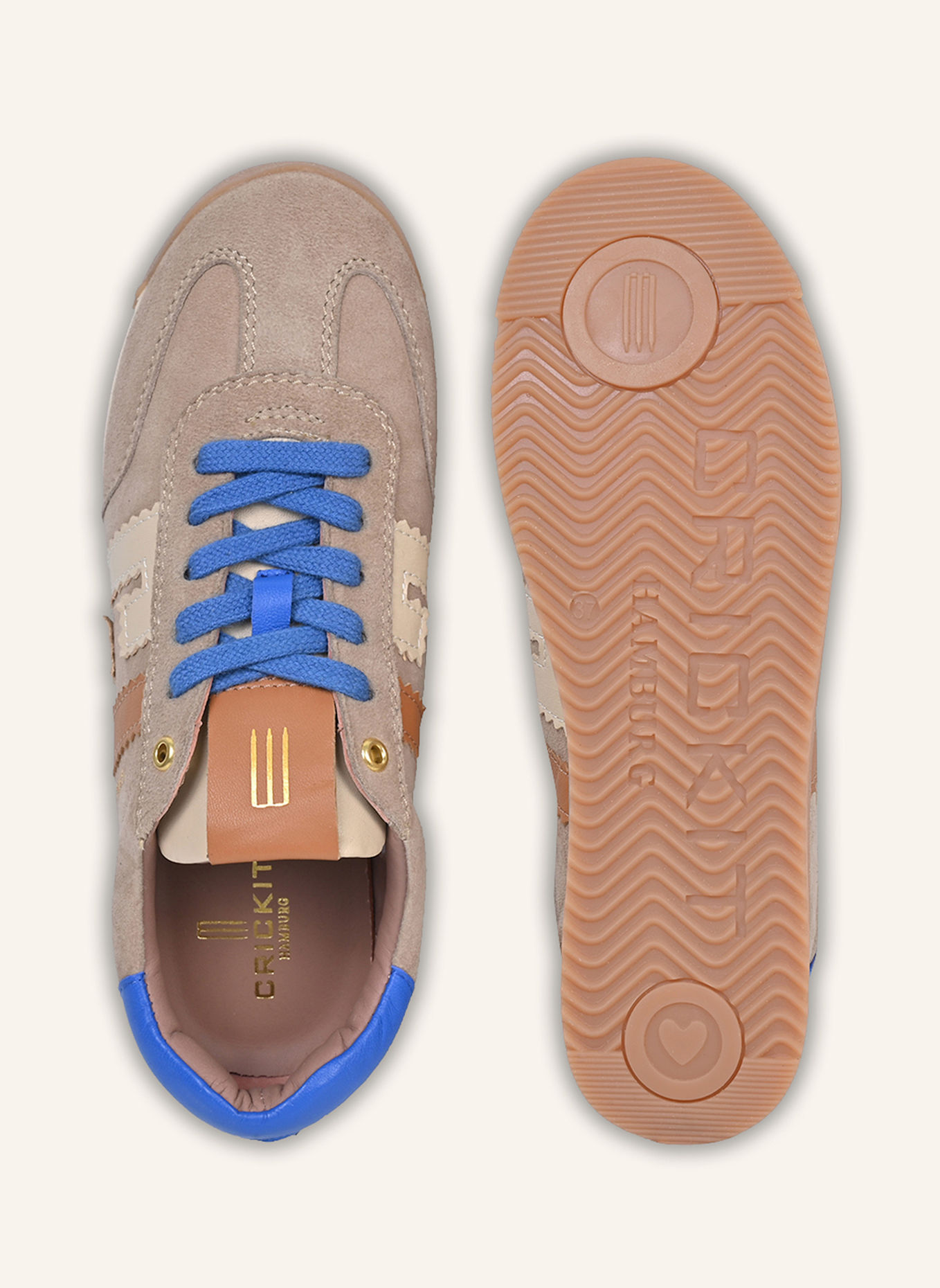CRICKIT Sneaker ULTIMA: BEIGE/ BLAU