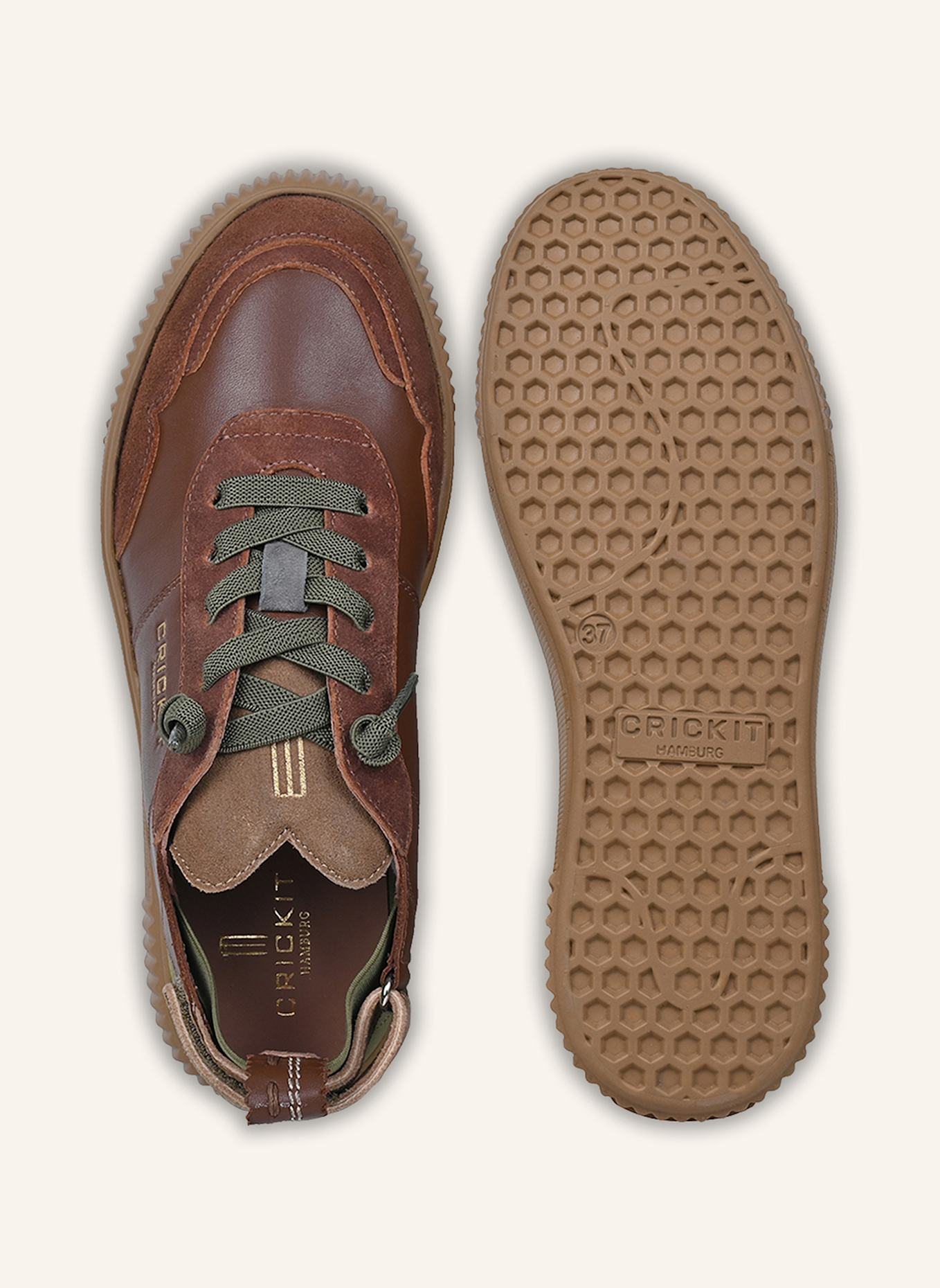 CRICKIT Sneaker PARIA: BRAUN