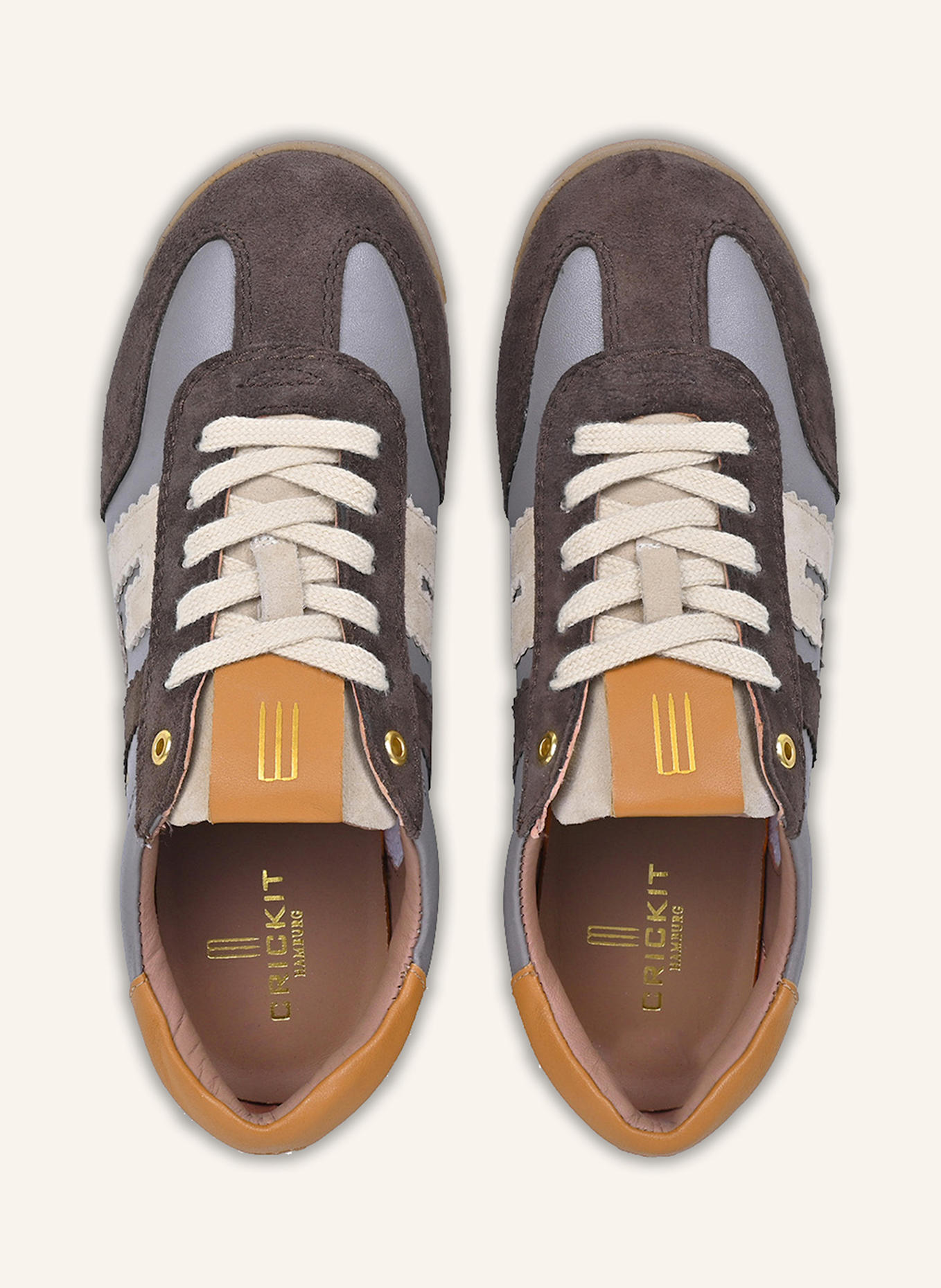 CRICKIT Sneaker ULTIMA: HELLBLAU/ BRAUN