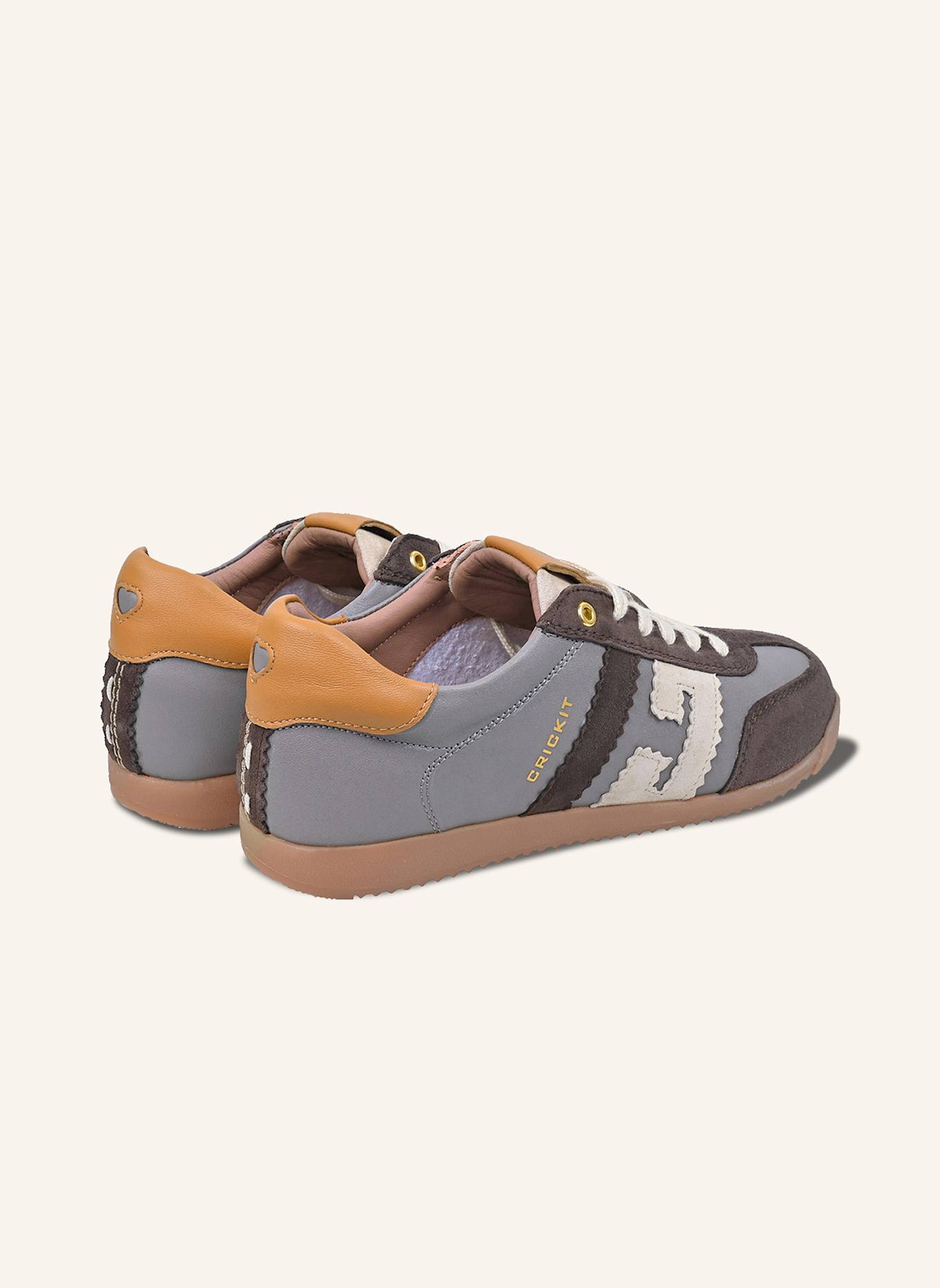 CRICKIT Sneaker ULTIMA: HELLBLAU/ BRAUN