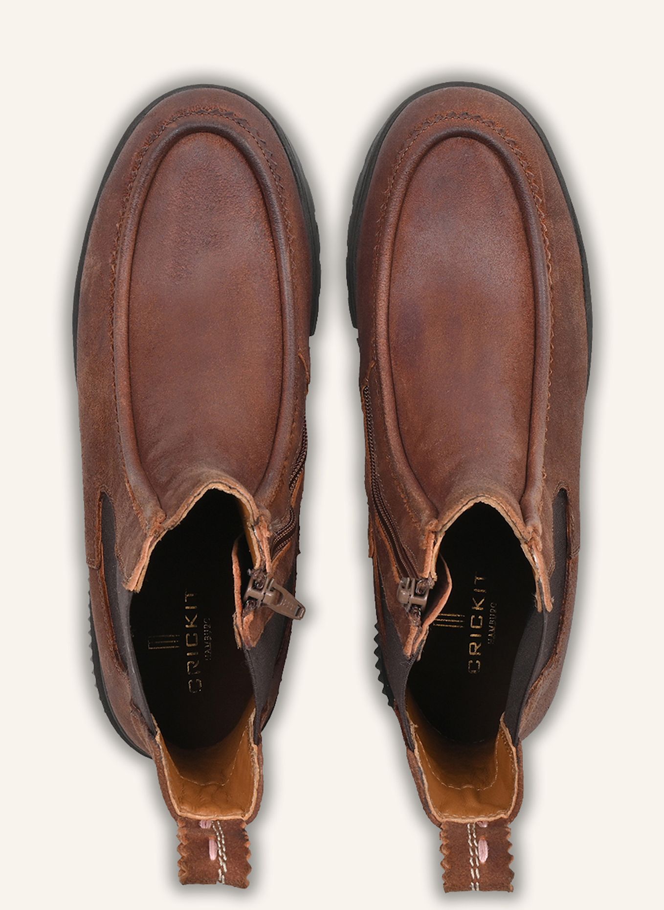 CRICKIT Chelsea-Boots ULDINA: BRAUN