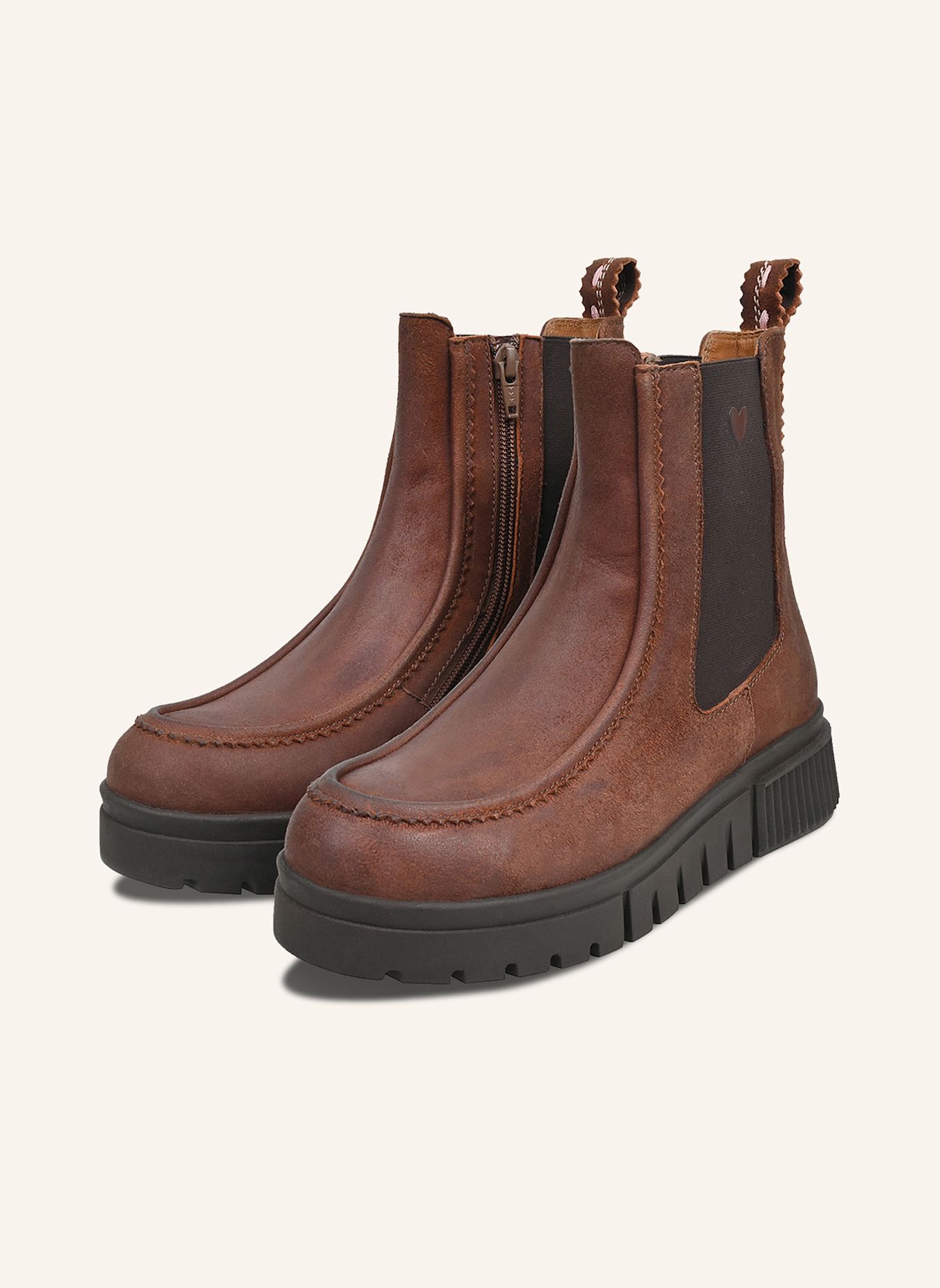 CRICKIT Chelsea-Boots ULDINA: BRAUN